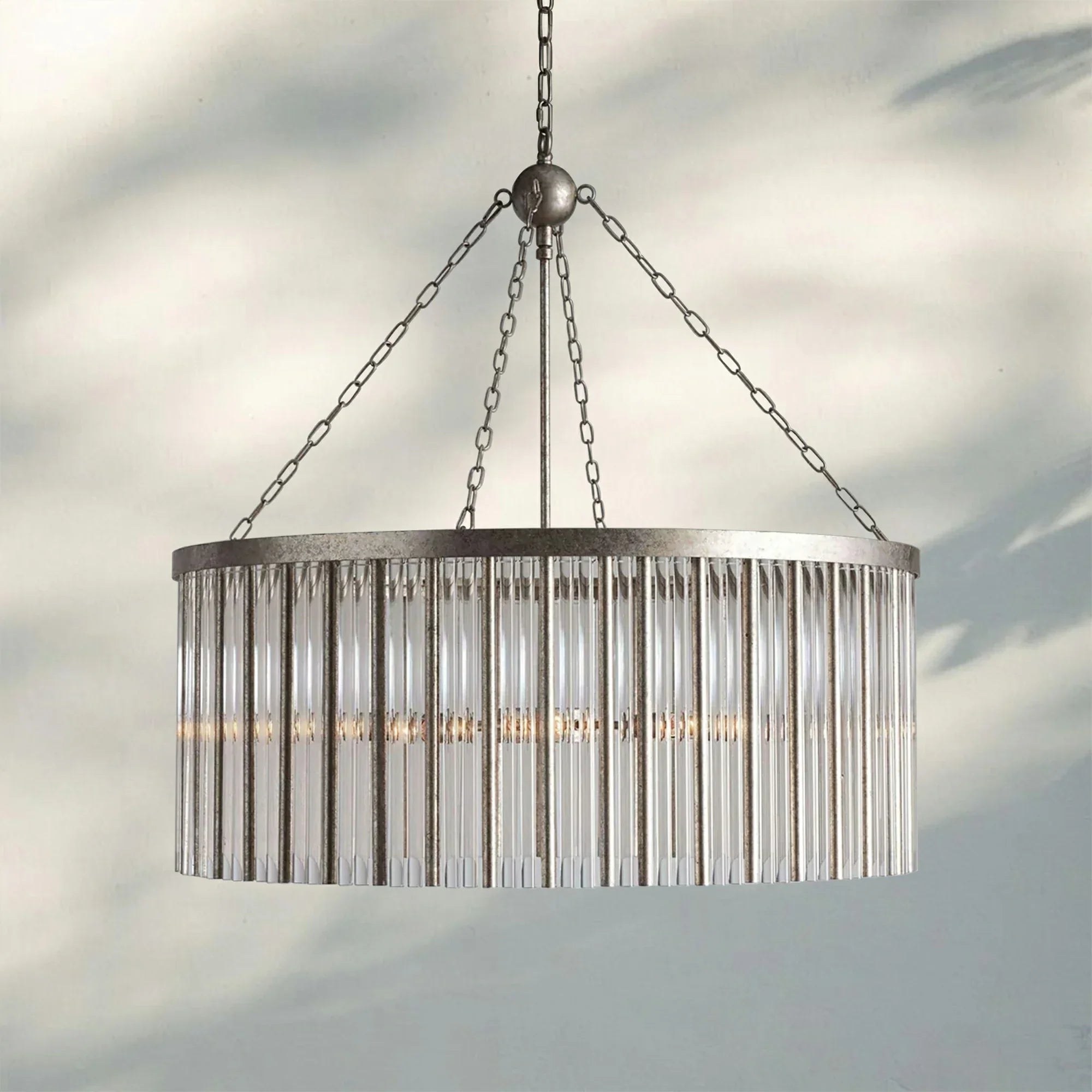 Andalucian Round Chandelier 24"35" - 35''Blushlighting