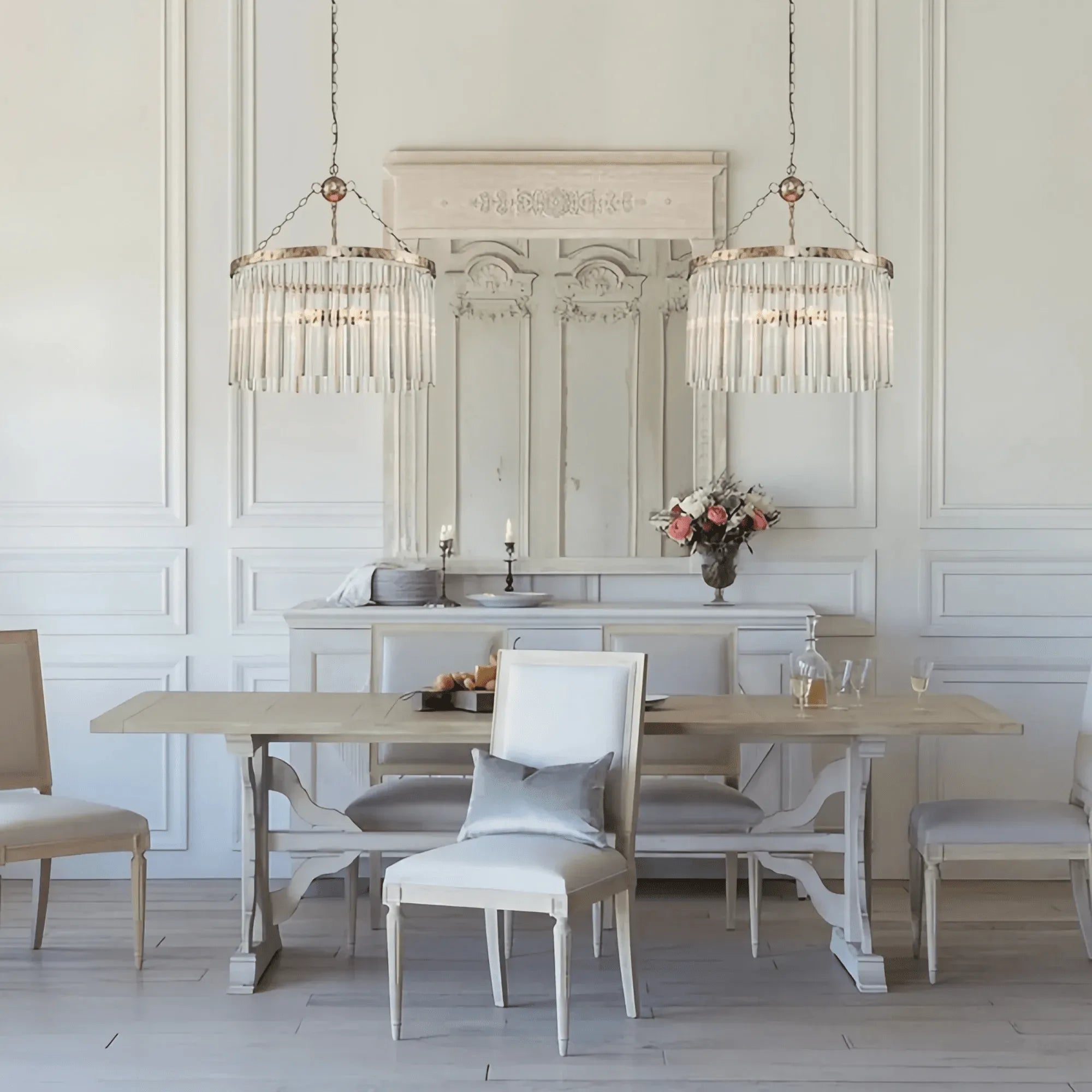Andalucian Round Chandelier 24"35" - 24''Blushlighting