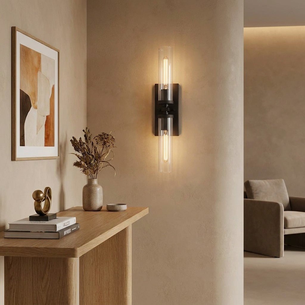 Andreas 2-Light Wall Sconce - BrassBlushlighting