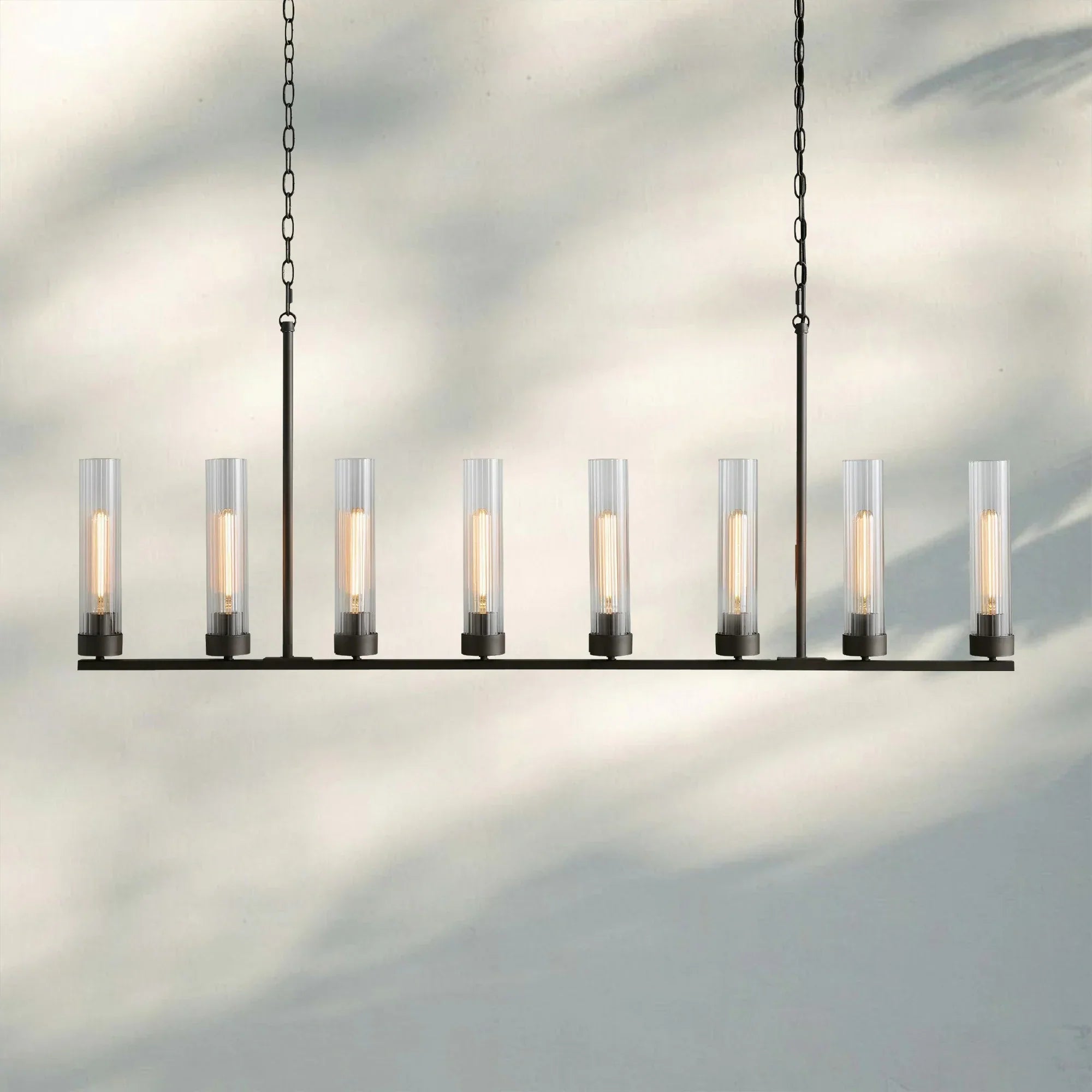 Andreass Linear Chandelier 5/7/8 Light-8-Light-Bronze-