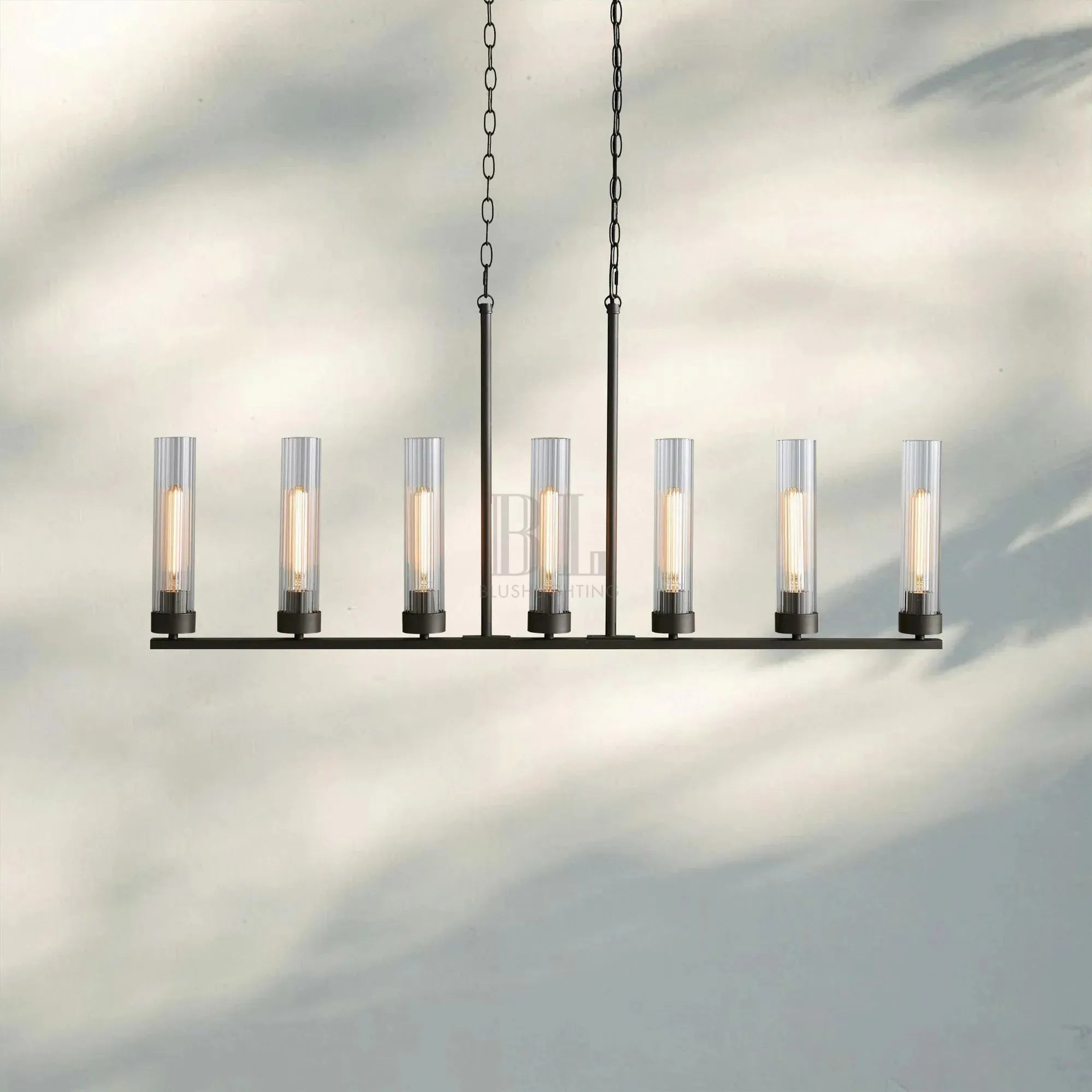 Andreass Linear Chandelier 5/7/8 Light-7-Light-Bronze-