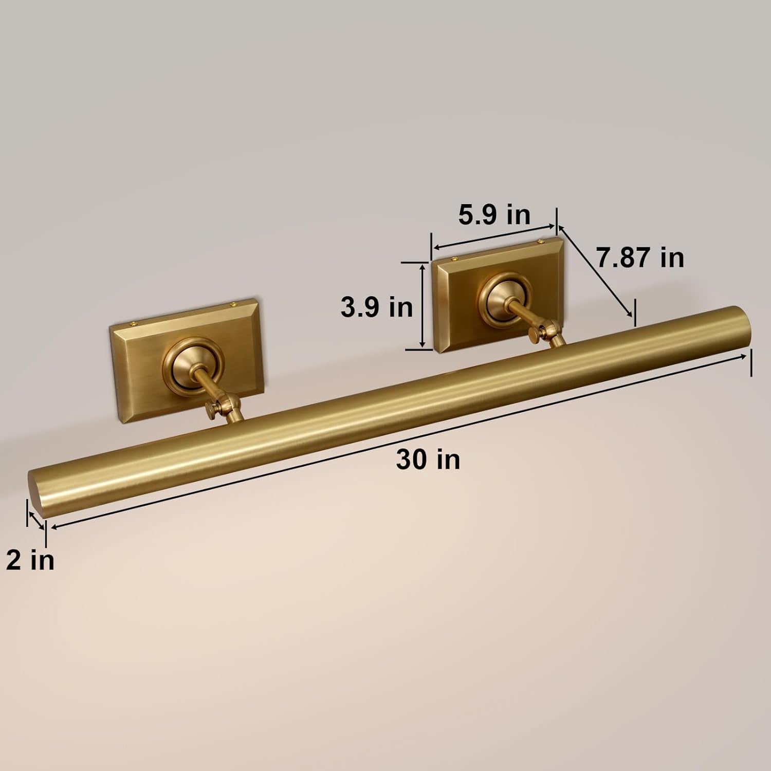 Anite Picture Light - Antique Brass30″ WBlushlighting