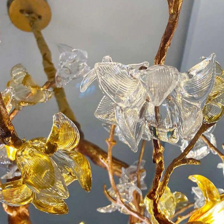 Aosta Branch Chandelier-chandeliers for dining room,chandeliers for stairways,chandeliers for foyer,chandeliers for bedrooms,chandeliers for kitchen,chandeliers for living room-Blushlighting