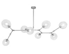 Covington Horizontal Globe Branching Bubble Chandelier-Chandelier-Blushlighting