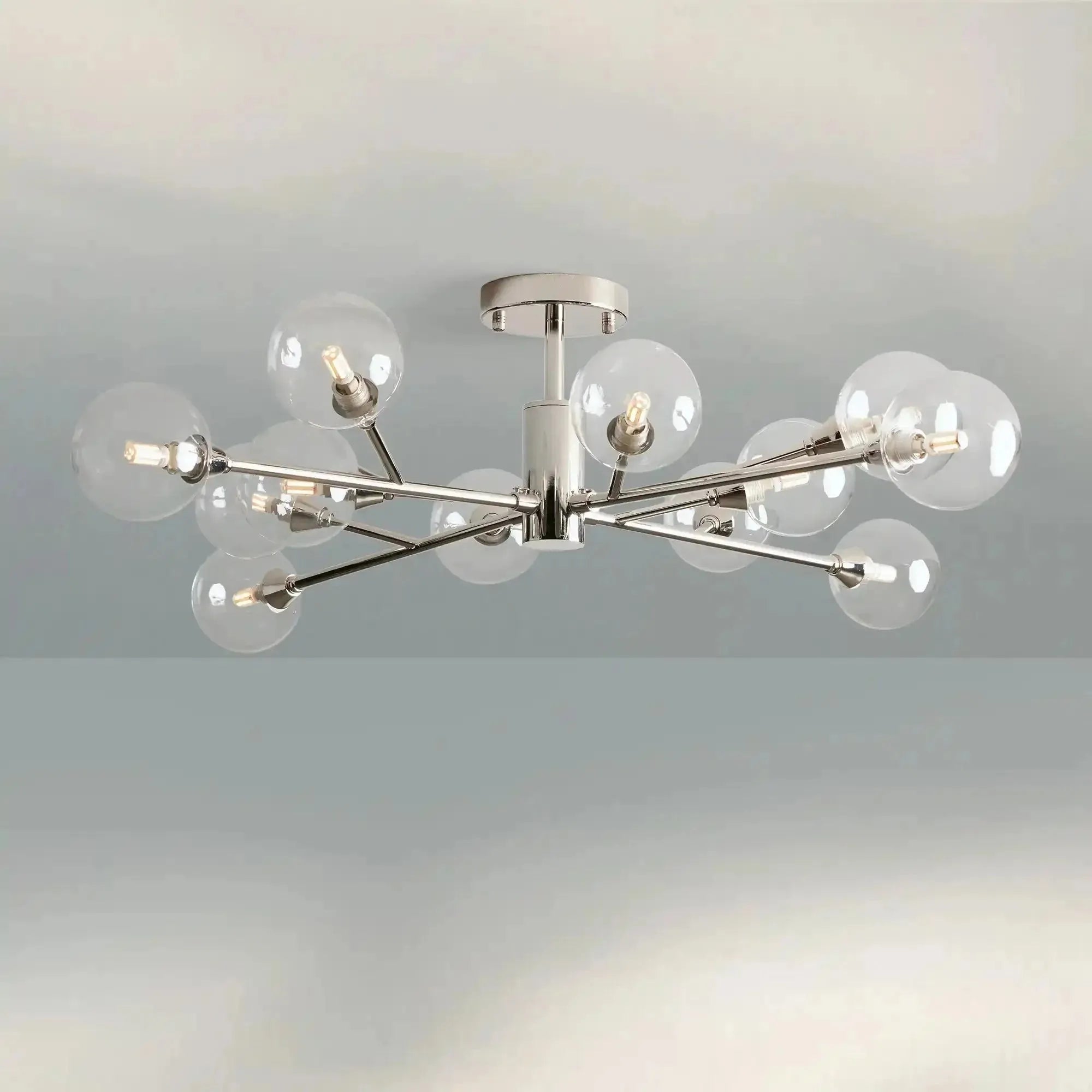 Apollo Flush Mount - 20"NickelBlushlighting