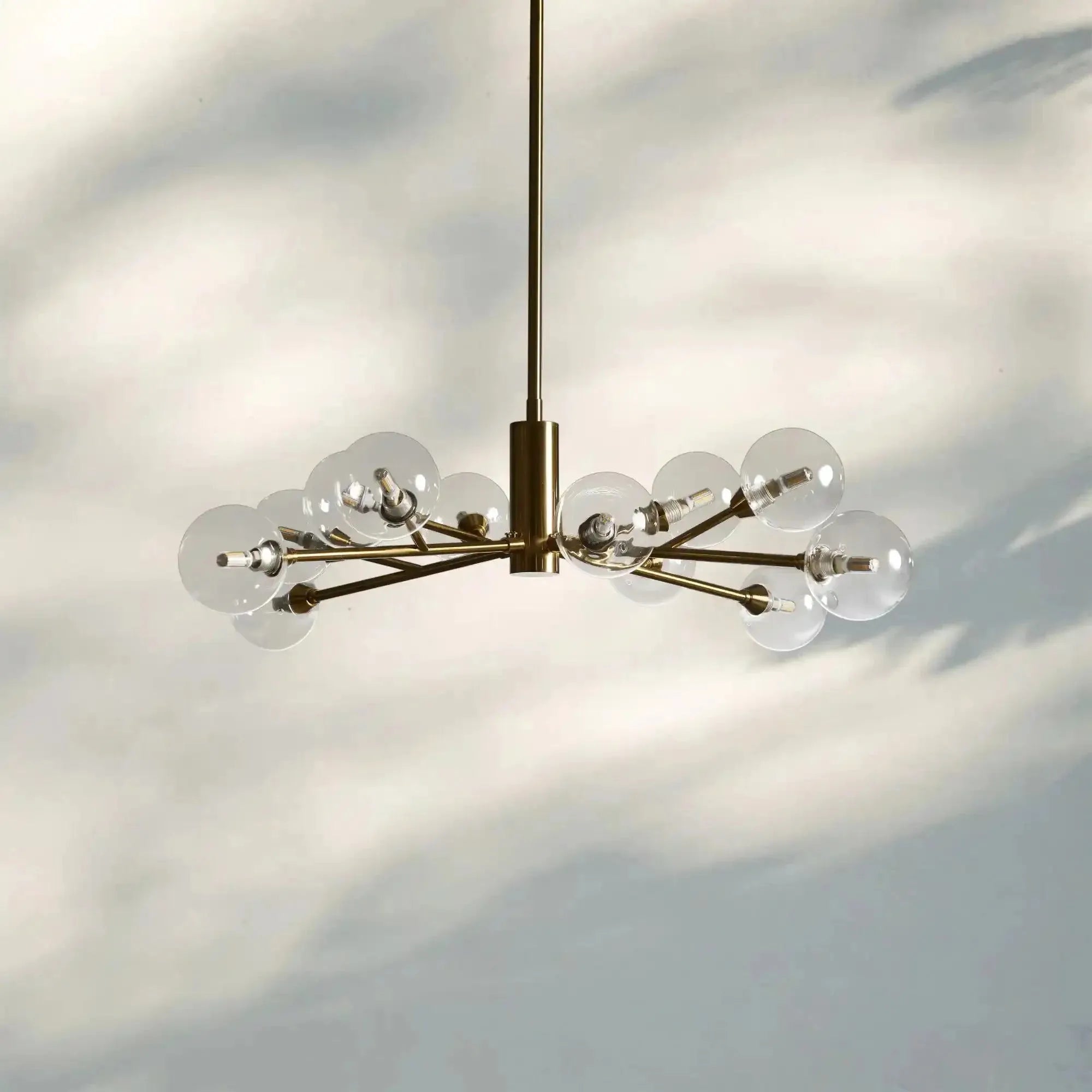 Apollo Round Chandelier 36" 47" 59" - 59"BronzeBlushlighting