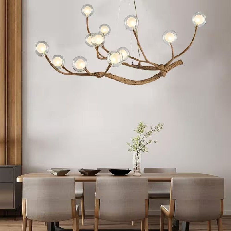 Appa Rustic Tree Branch Chandelier - Blushlighting