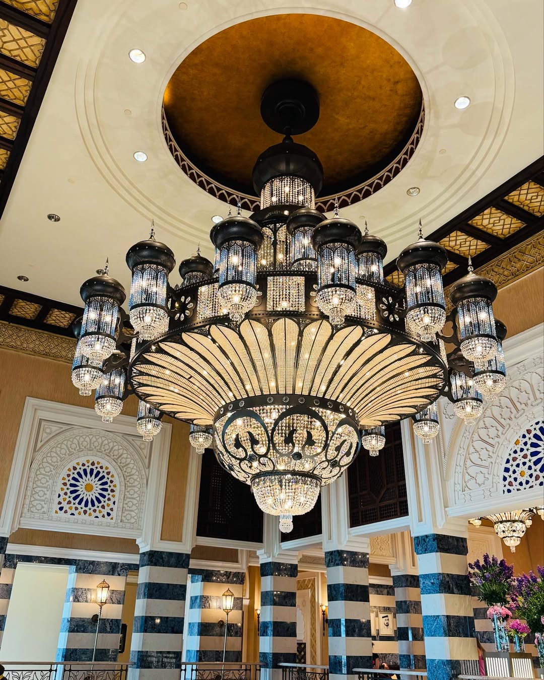 Arabian Nights Ornate Elegance Chandelier for High-ceiling - Custom/D80cm*H100cmWarm LightBlushlighting