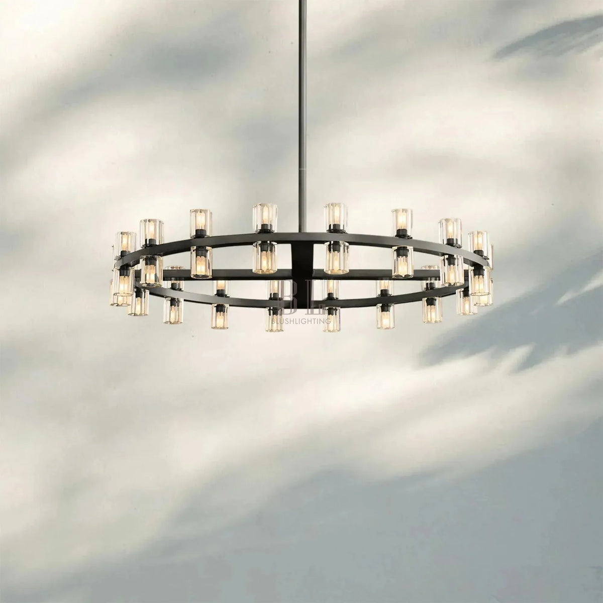 Arcachan Round Chandelier 36" 48" 60"-36''-Bronze-