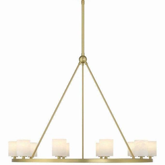 Argona 12 Light Alabaster Chandelier-chandelier for bedroom,chandelier for dining room,chandelier for stairways,chandelier for foyer,chandelier for bathrooms,chandelier for living room-Blushlighting