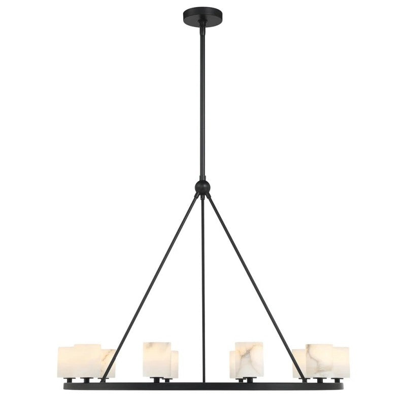 Argona 12 Light Alabaster Chandelier-chandelier for bedroom,chandelier for dining room,chandelier for stairways,chandelier for foyer,chandelier for bathrooms,chandelier for living room-Blushlighting