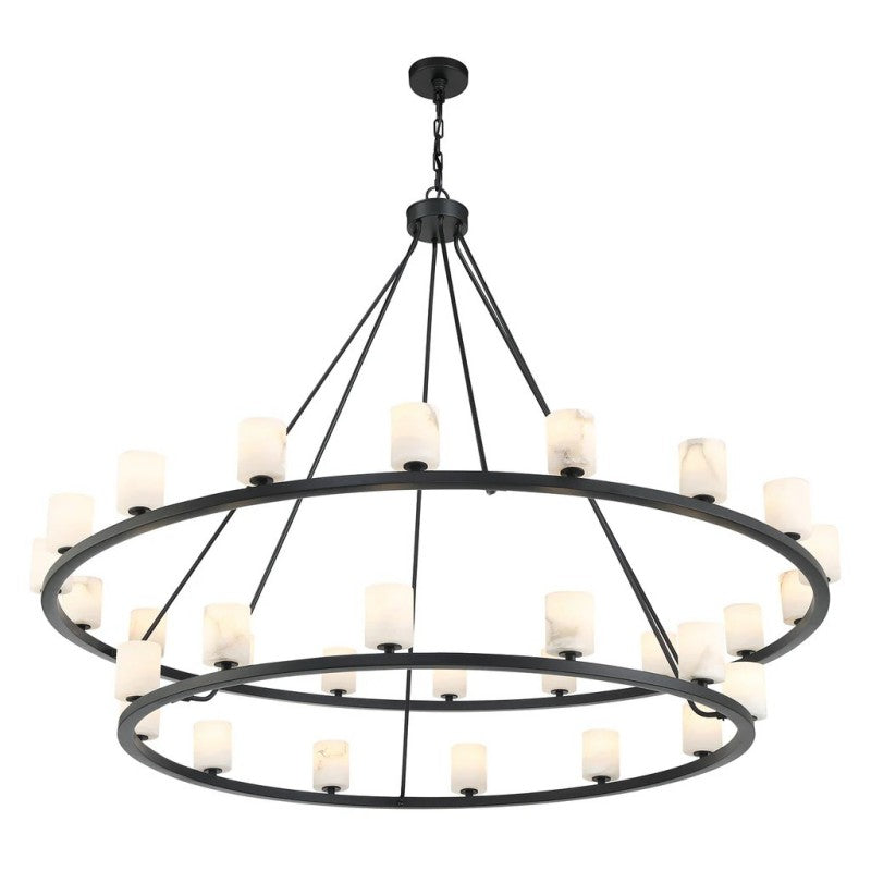 Argona 30 Light Alabaster Chandelier-chandelier for bedroom,chandelier for dining room,chandelier for stairways,chandelier for foyer,chandelier for bathrooms,chandelier for living room-Blushlighting