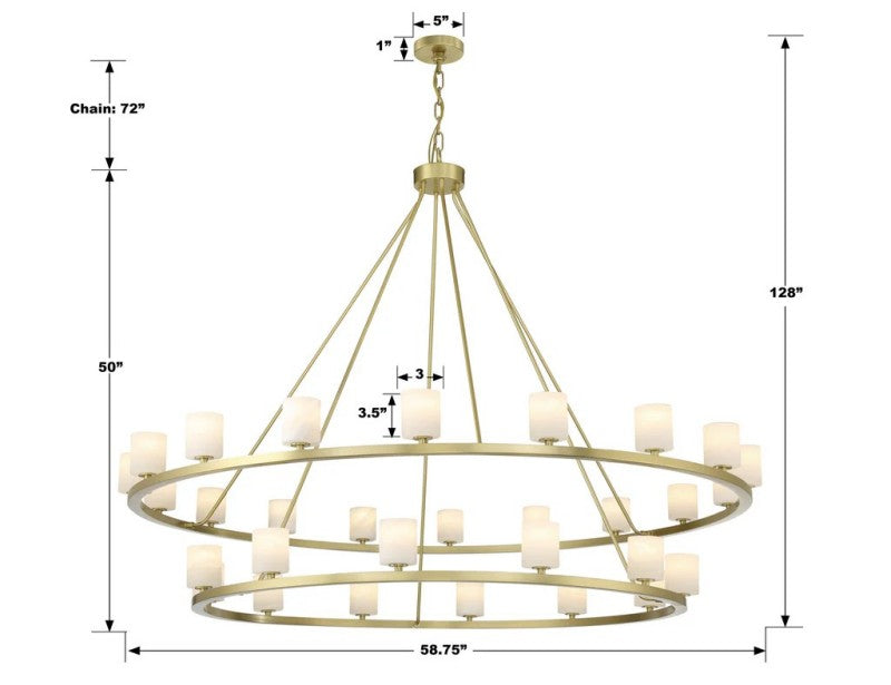 Argona 30 Light Alabaster Chandelier-chandelier for bedroom,chandelier for dining room,chandelier for stairways,chandelier for foyer,chandelier for bathrooms,chandelier for living room-Blushlighting