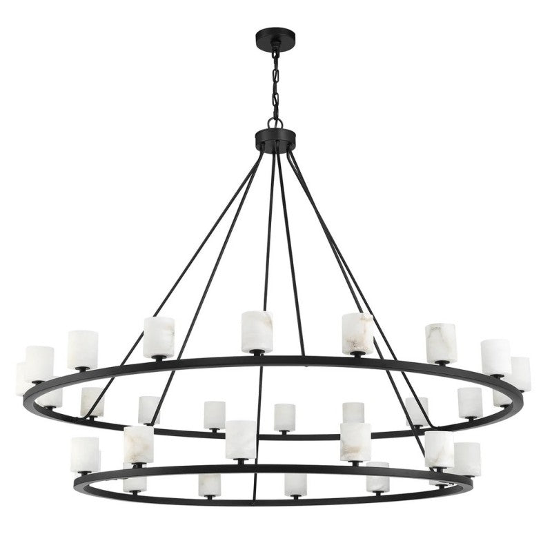 Argona 30 Light Alabaster Chandelier-chandelier for bedroom,chandelier for dining room,chandelier for stairways,chandelier for foyer,chandelier for bathrooms,chandelier for living room-Blushlighting