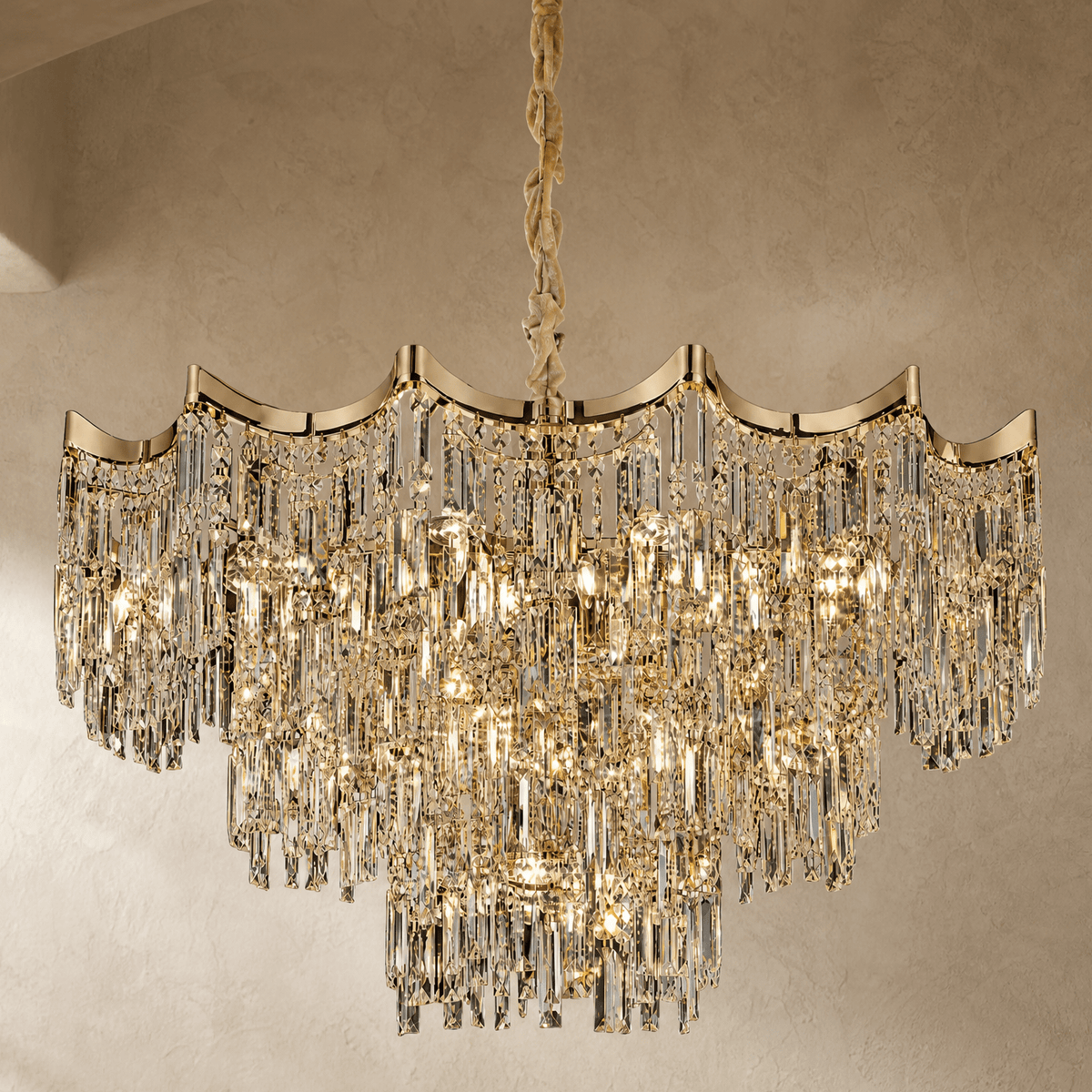Aria Crystal Chandelier - Blushlighting