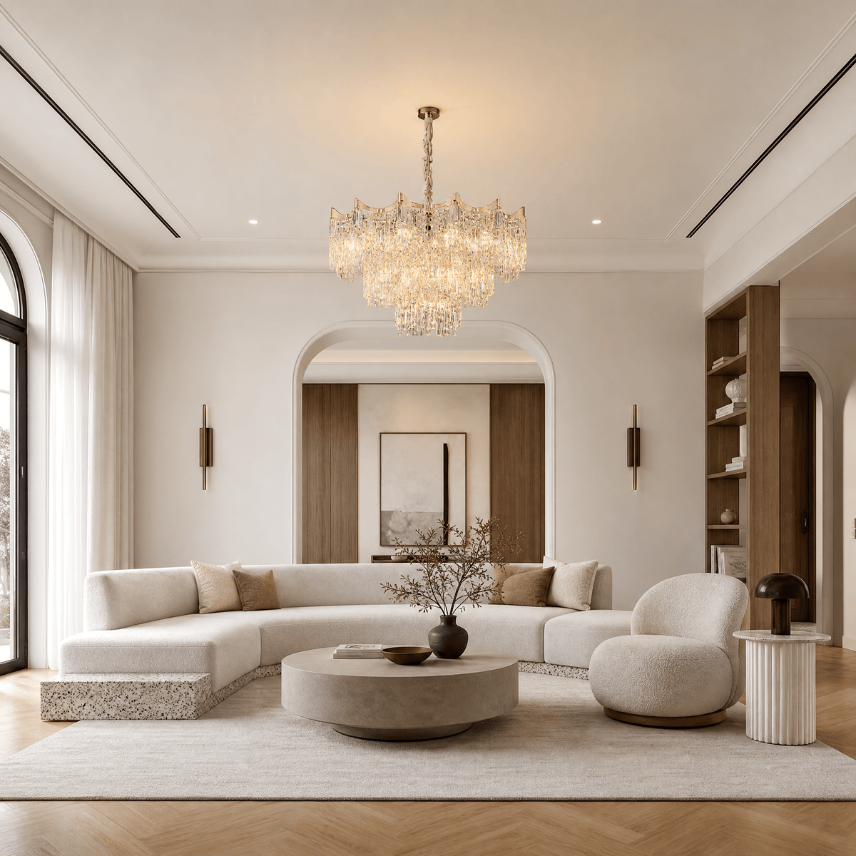 Aria Crystal Chandelier - Blushlighting