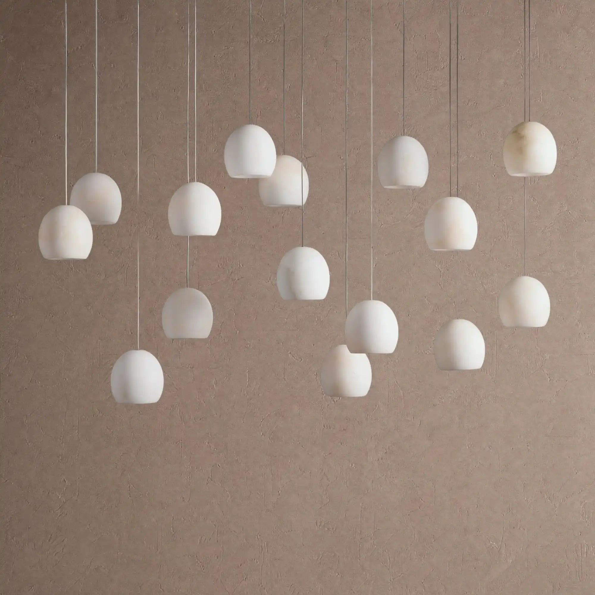 Arica Rectangular Chandelier 7/15/30 Light - 7-LightBlushlighting