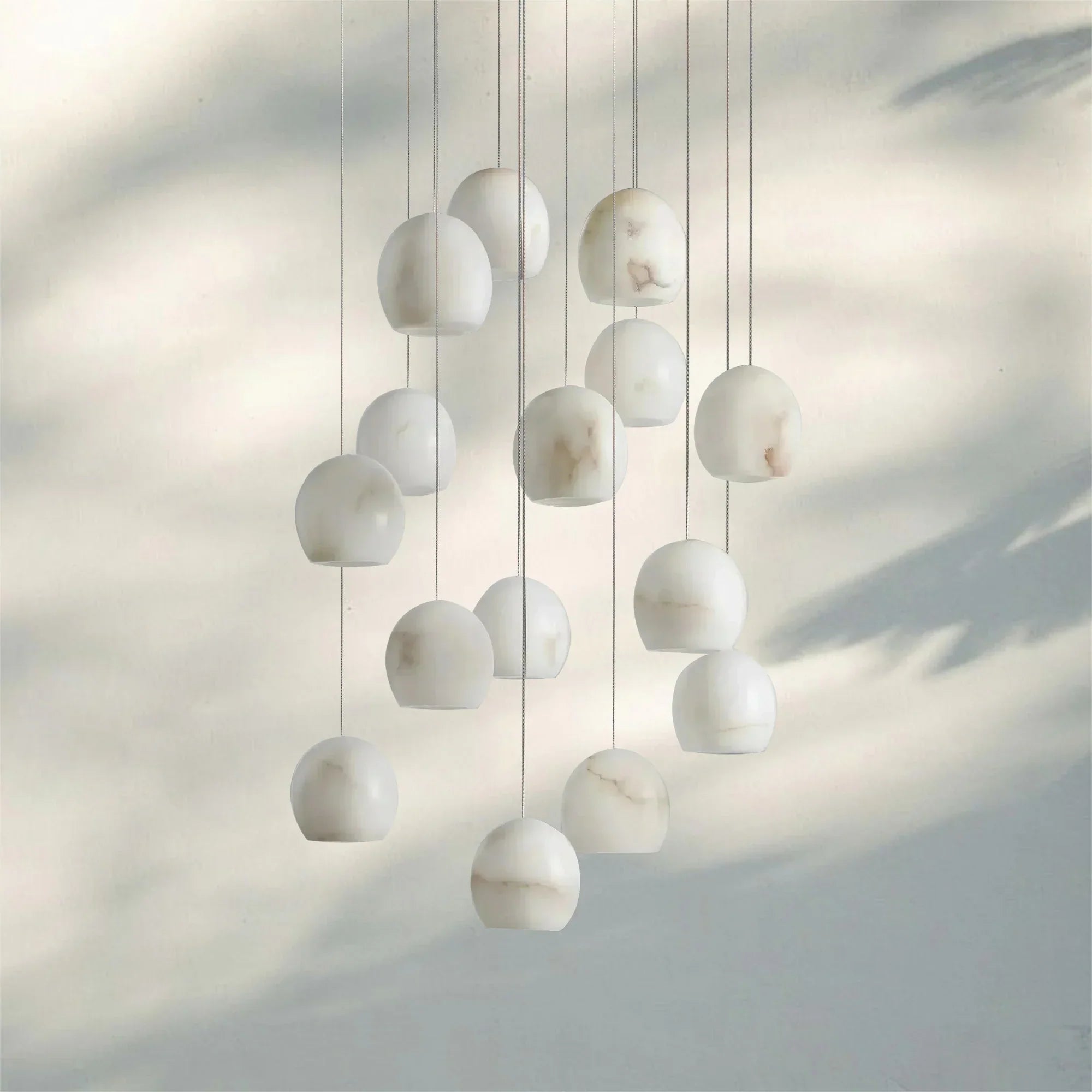 Arika Rectangular Chandelier 15/30 Light - 36 - LightBlushlighting