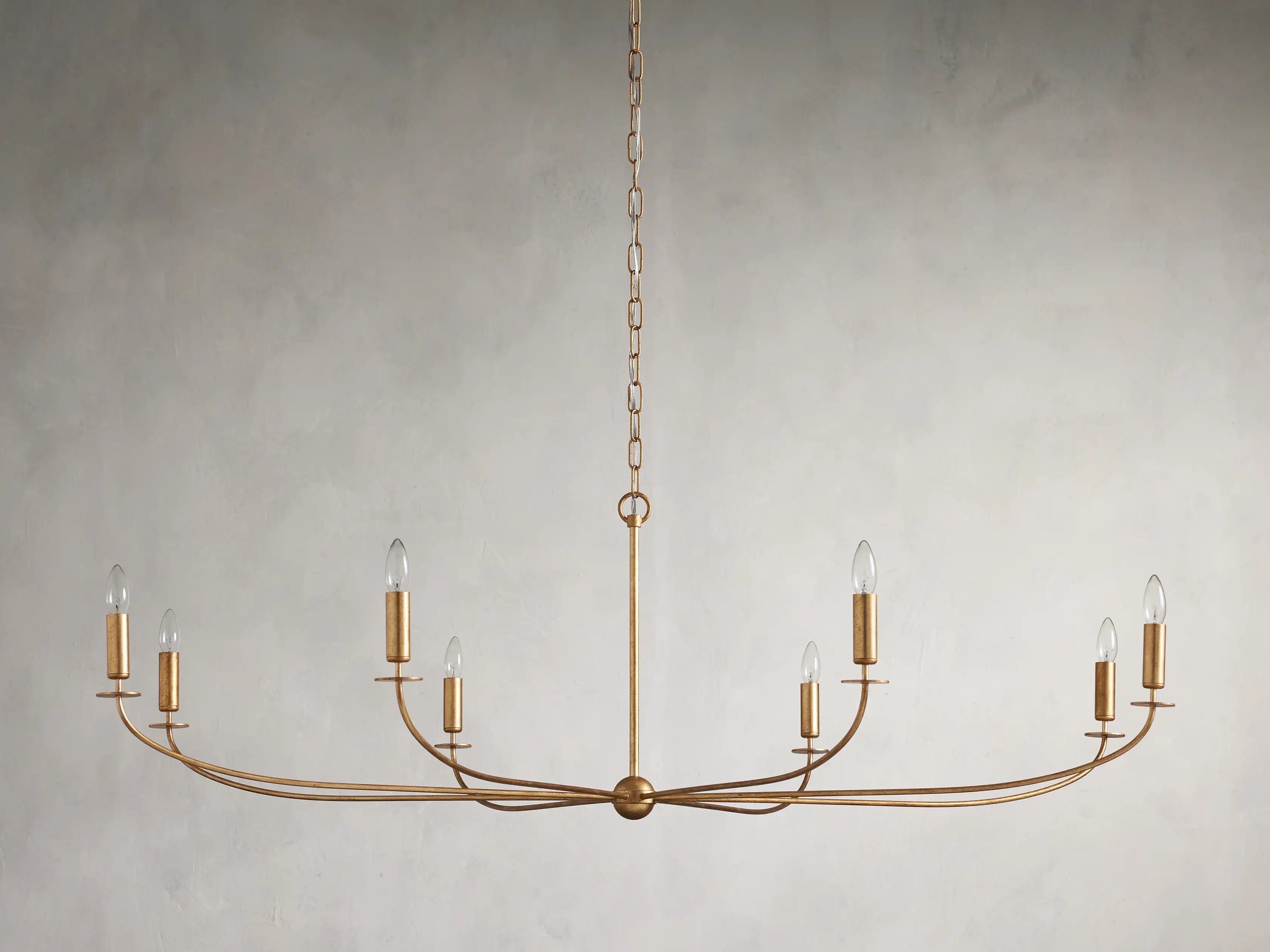 Arnett Round Chandelier - 6 LIGHTGOLDBlushlighting