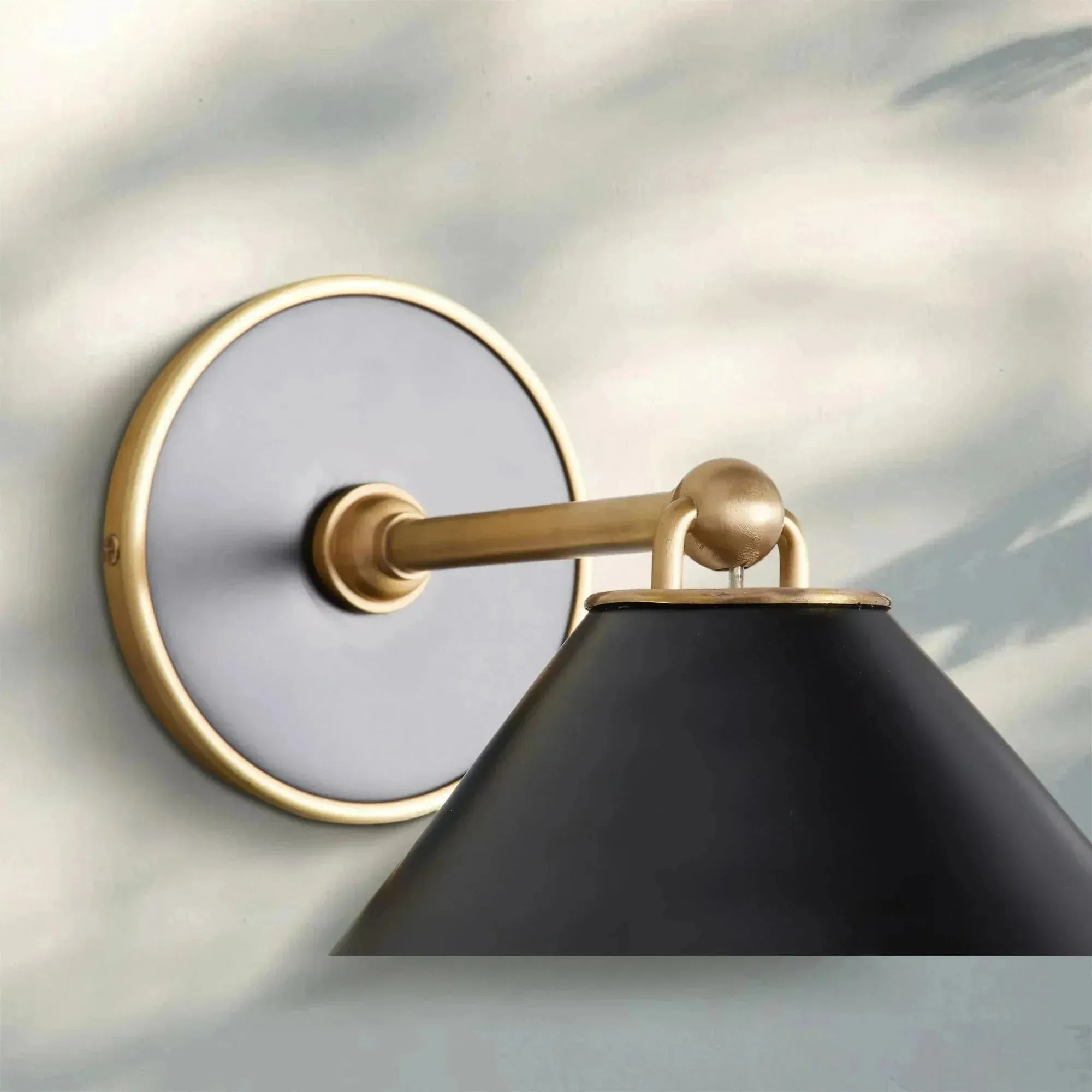 Arno Single Wall Sconce - BlackBlushlighting