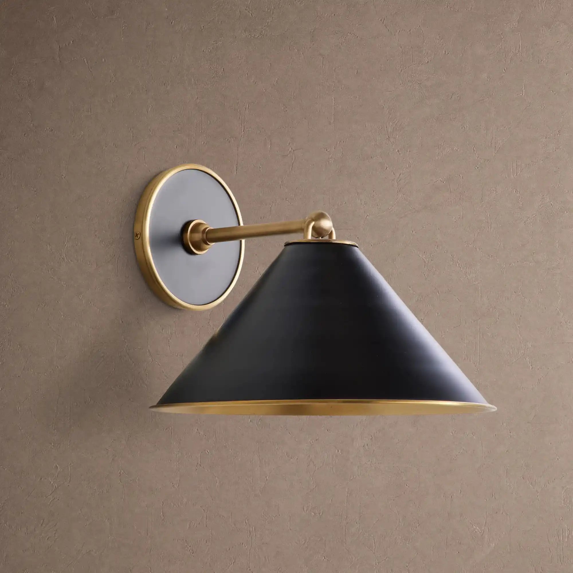 Arno Single Wall Sconce - BlackBlushlighting