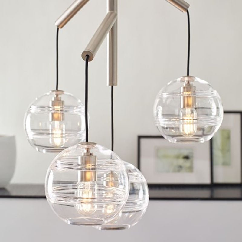 Art Glass Ball Sedona Chandelier - Blushlighting