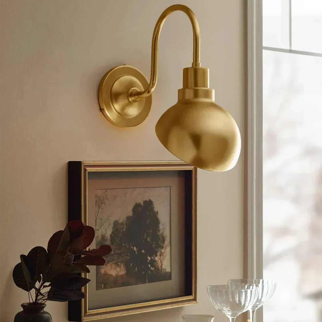 Art Regis Angled Sconce - Antique BrassBlushlighting