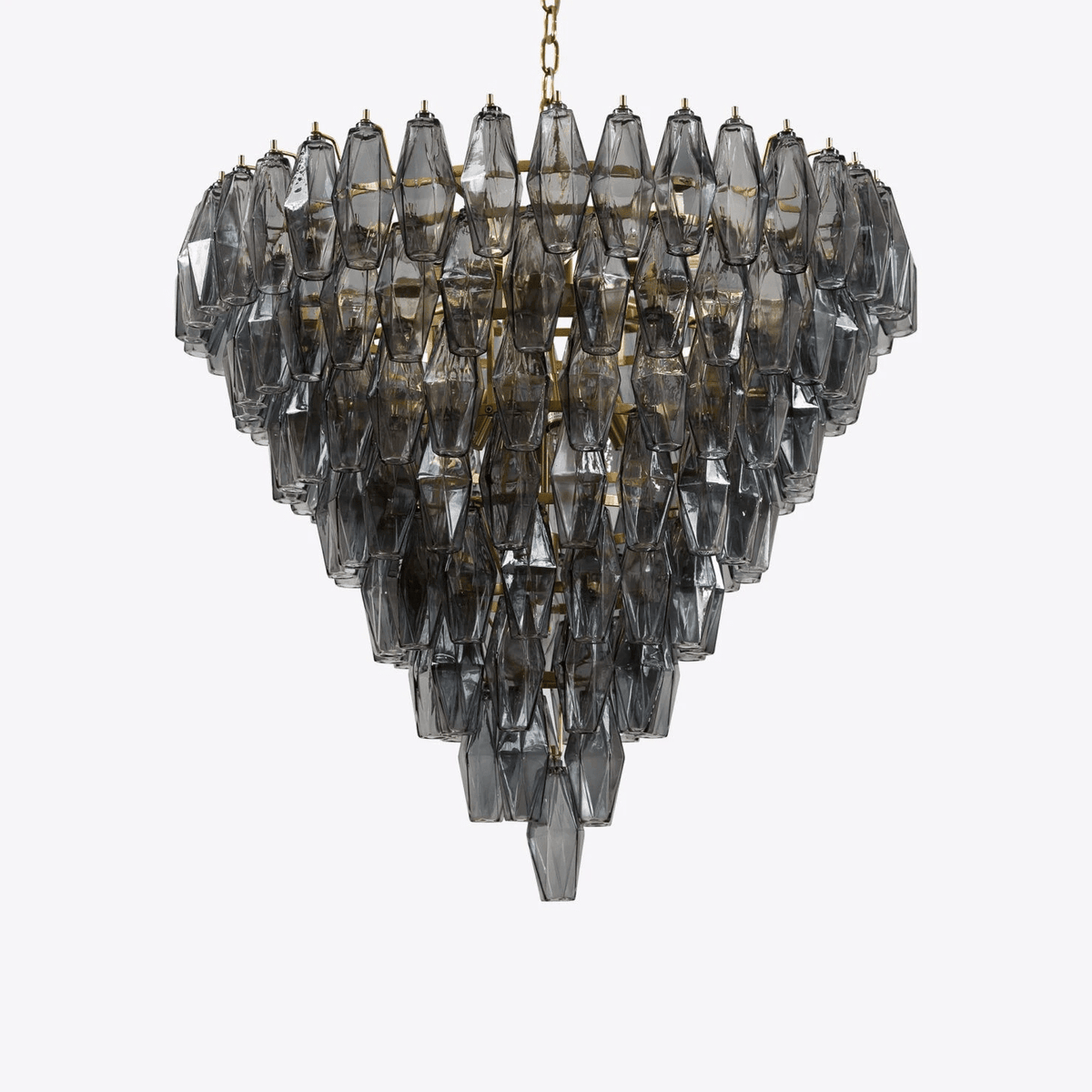 Asti Glass Chandelier - ∅ 31.9″ x H 29.5″Pink & GoldBlushlighting