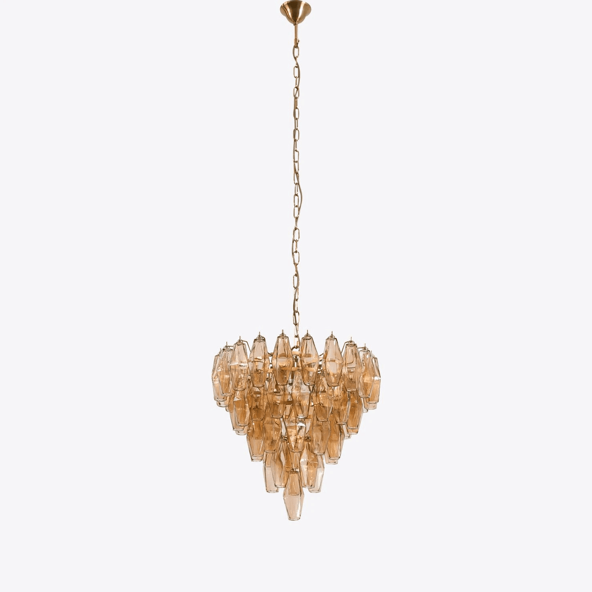 Asti Glass Chandelier - ∅ 31.9″ x H 29.5″Pink & GoldBlushlighting