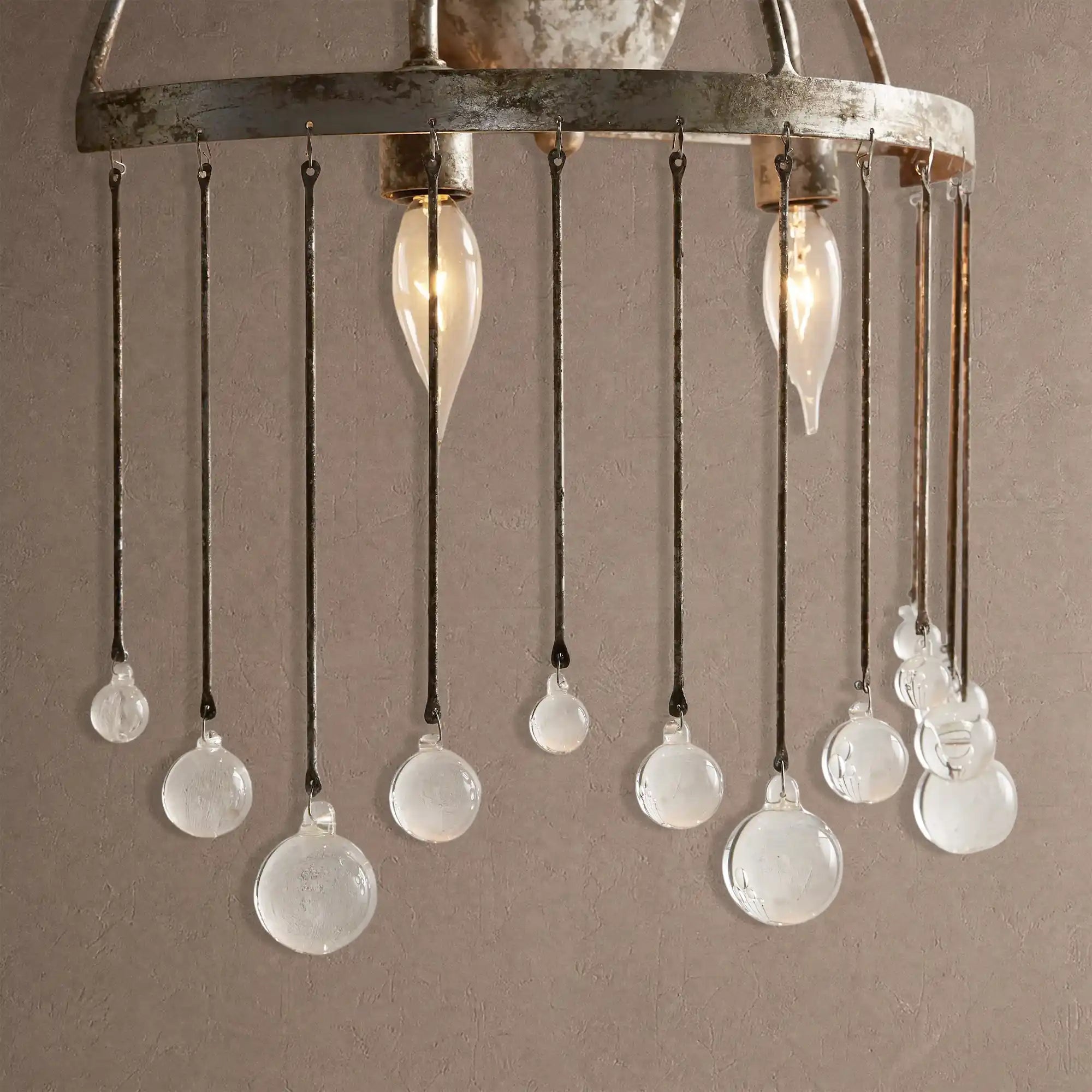 Aubrey 2-Light Wall Sconce - SilverBlushlighting