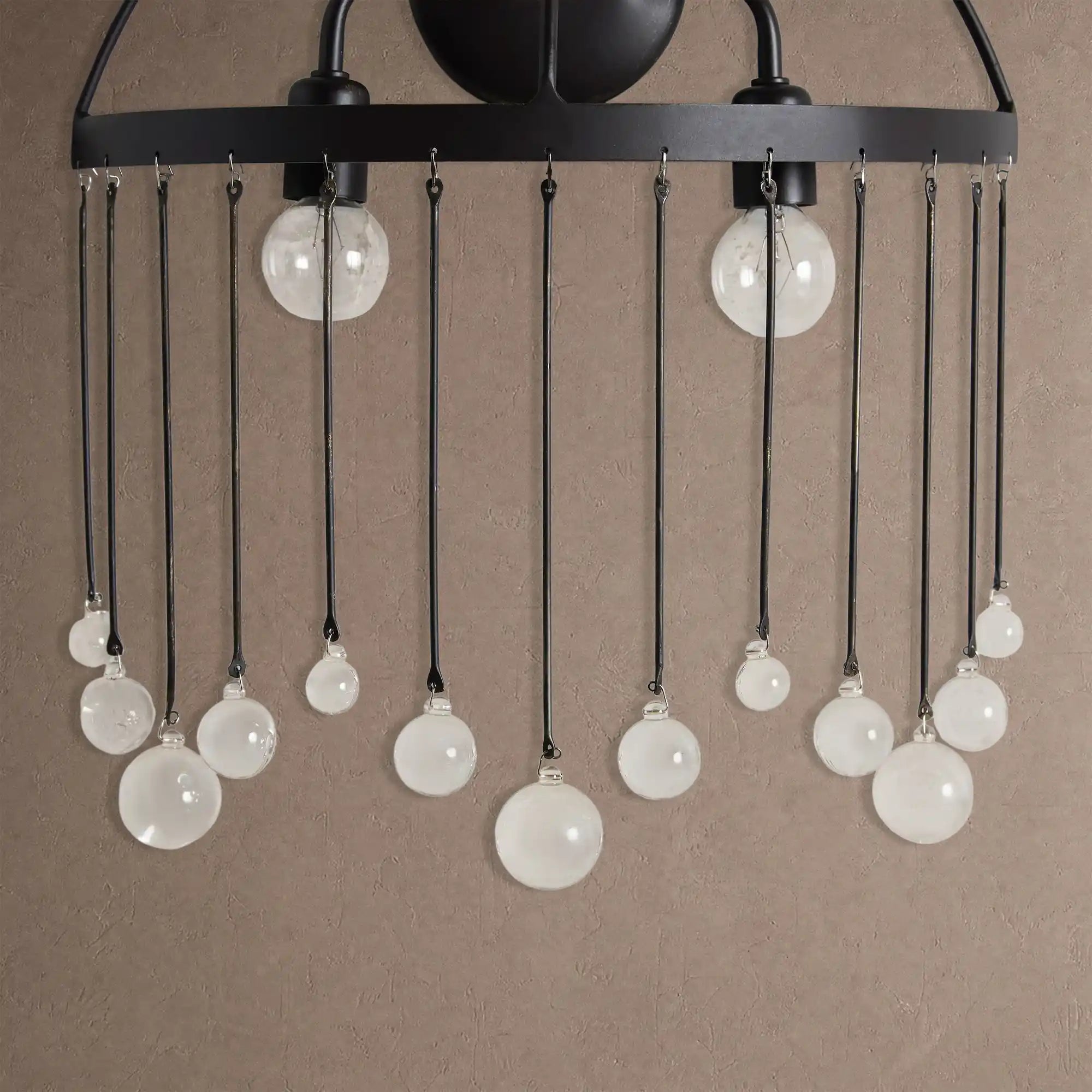 Aubrey 2-Light Wall Sconce - SilverBlushlighting