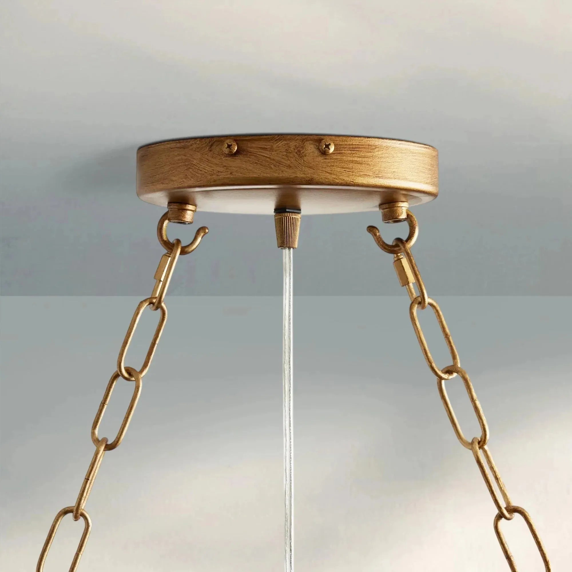 Aubrey 7 Light Oval Chandelier - BrassBlushlighting