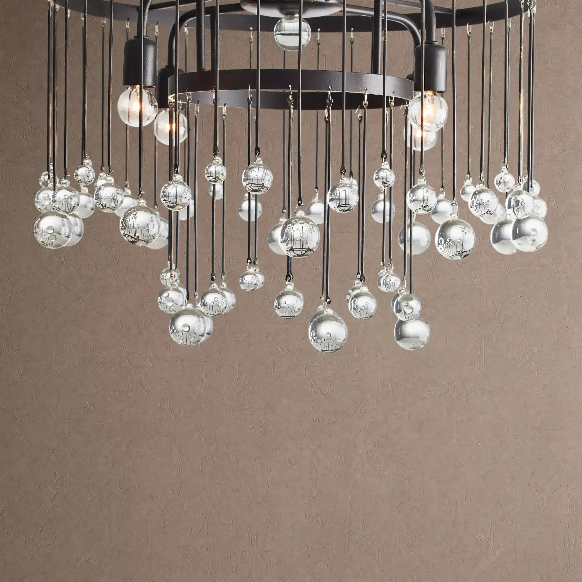 Aubrey Flushmount - SilverBlushlighting