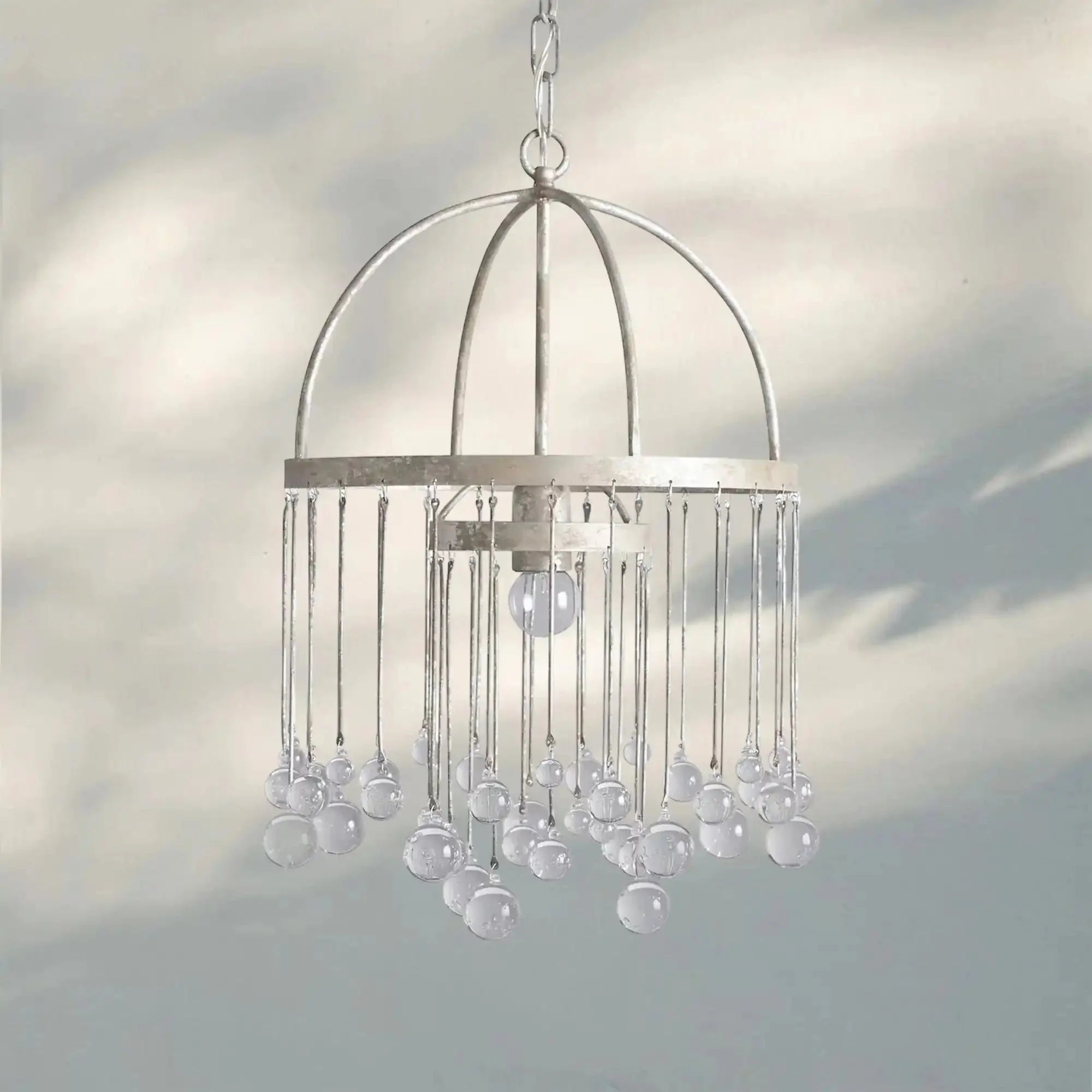 Aubrey Modern Crystal Ball Pendant Lamp - Blushlighting