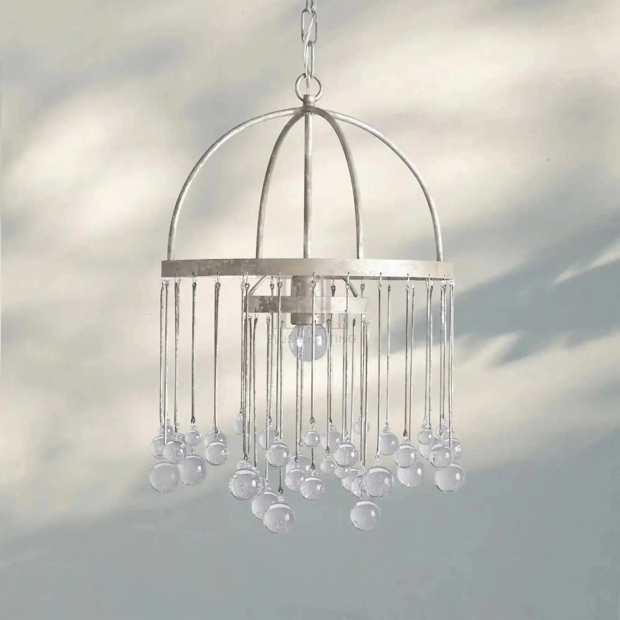 Aubrey Modern Crystal Ball Pendant Lamp - Blushlighting