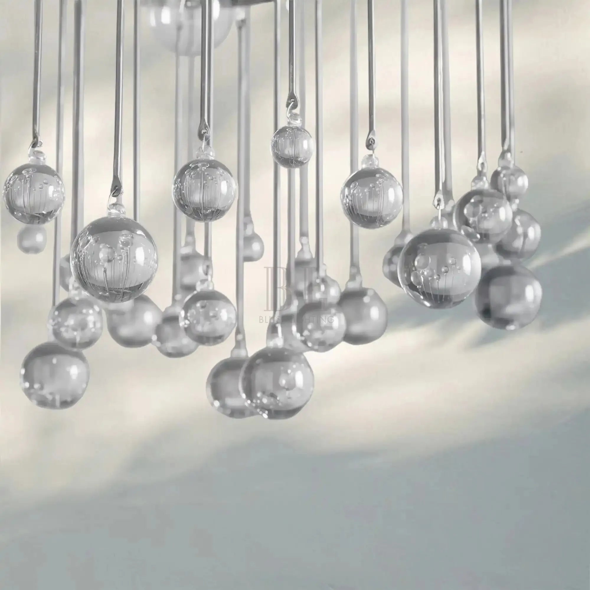 Aubrey Modern Crystal Ball Pendant Lamp - Blushlighting