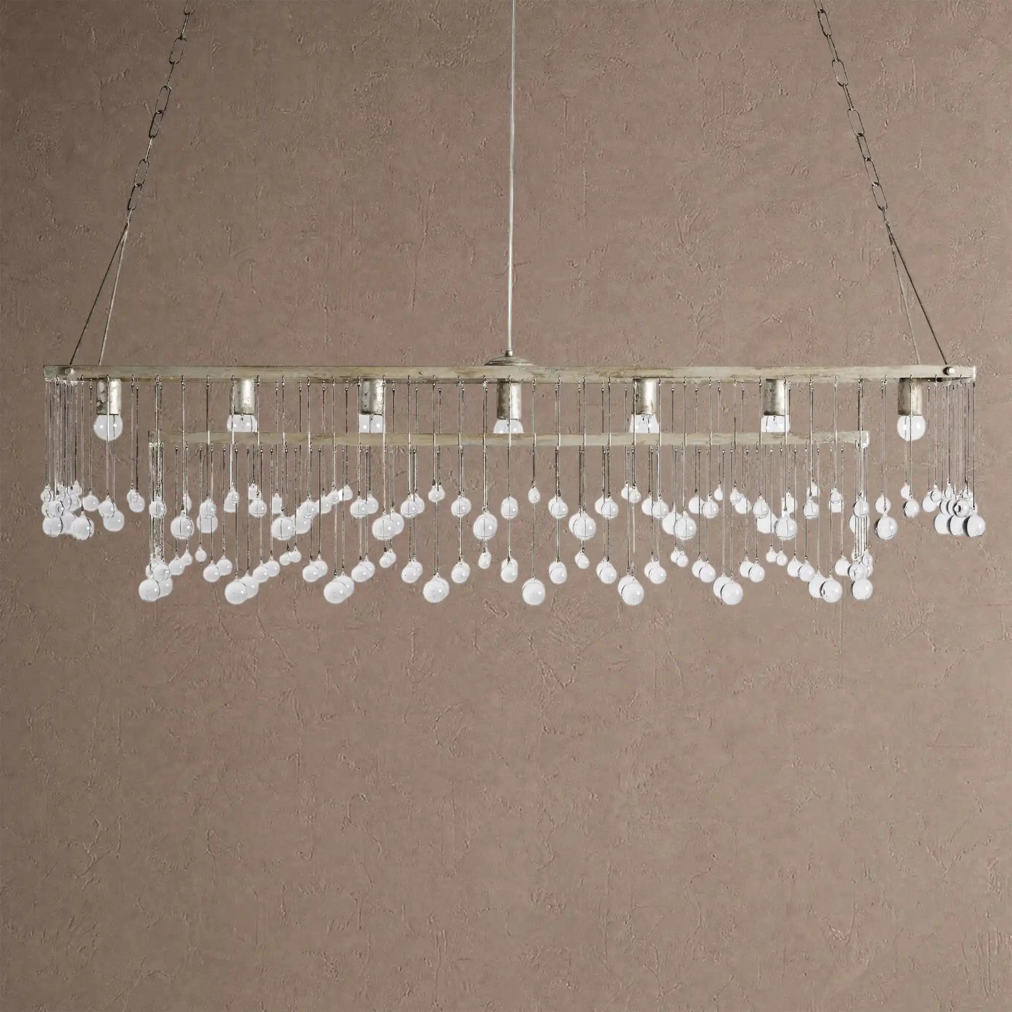 Aubrey Rectangular Chandelier 47''60'' - 60‘’BronzeBlushlighting