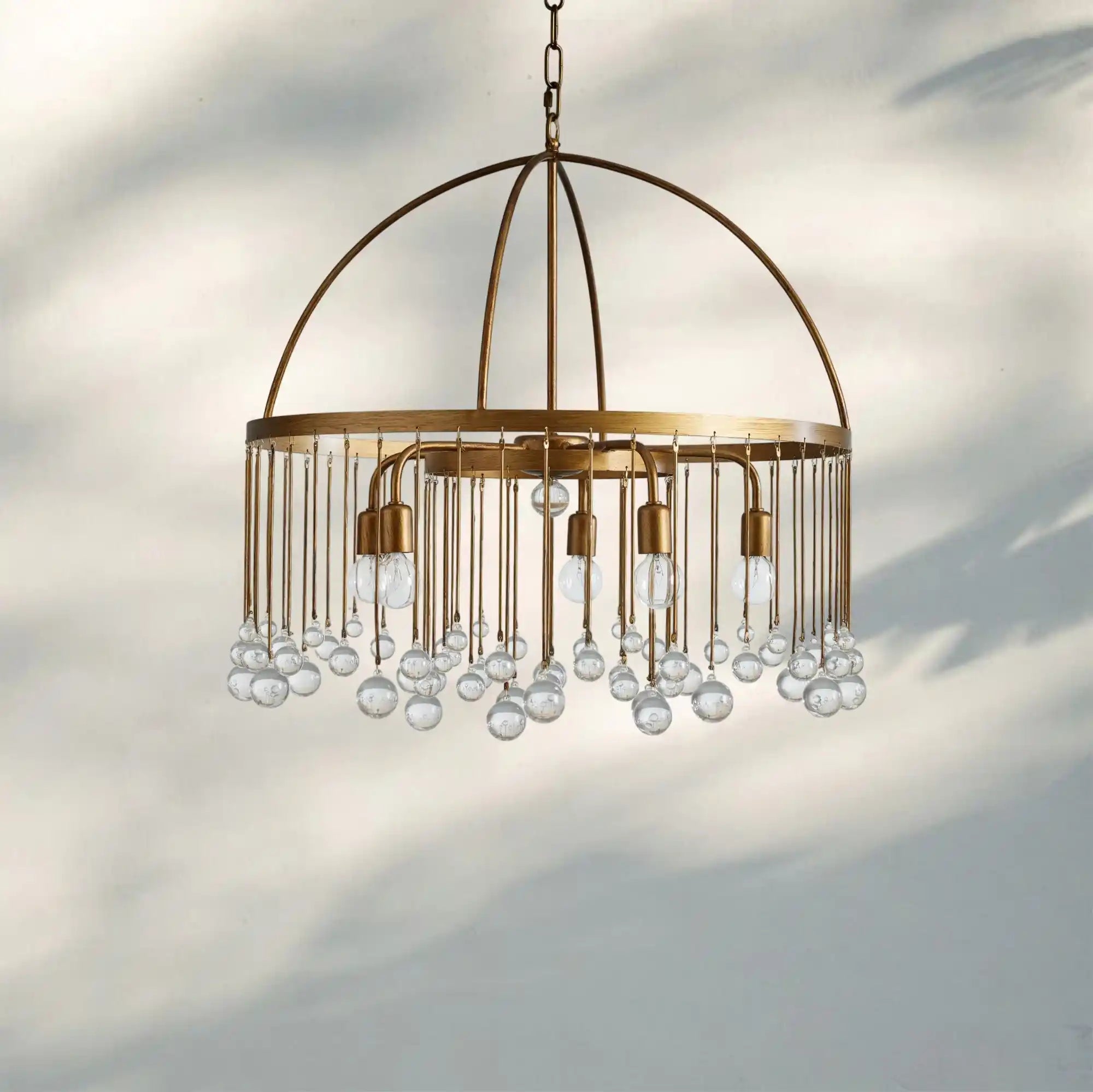 Aubrey Round Chandelier - Blushlighting