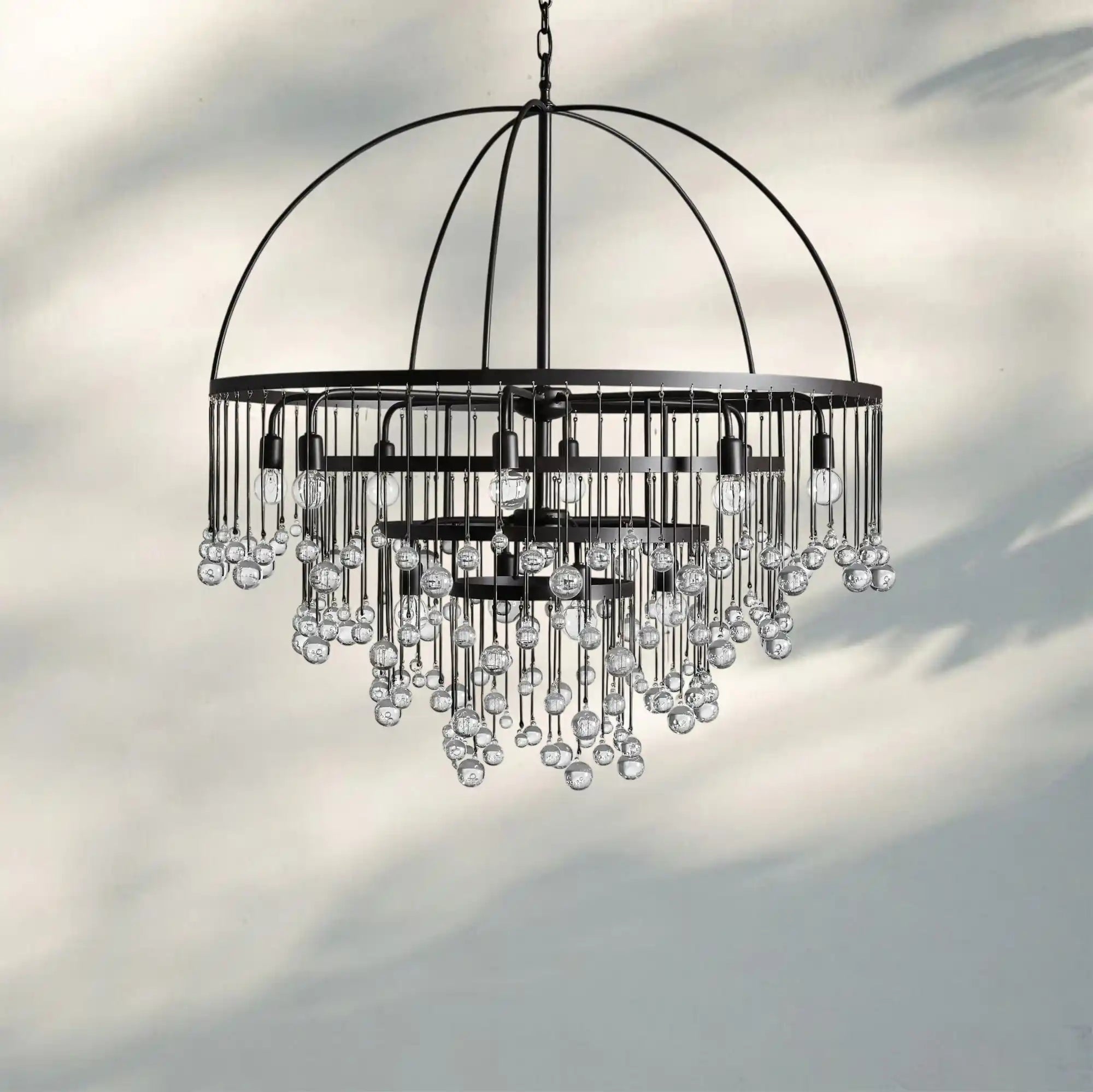 Aubrey Round Chandelier - Blushlighting