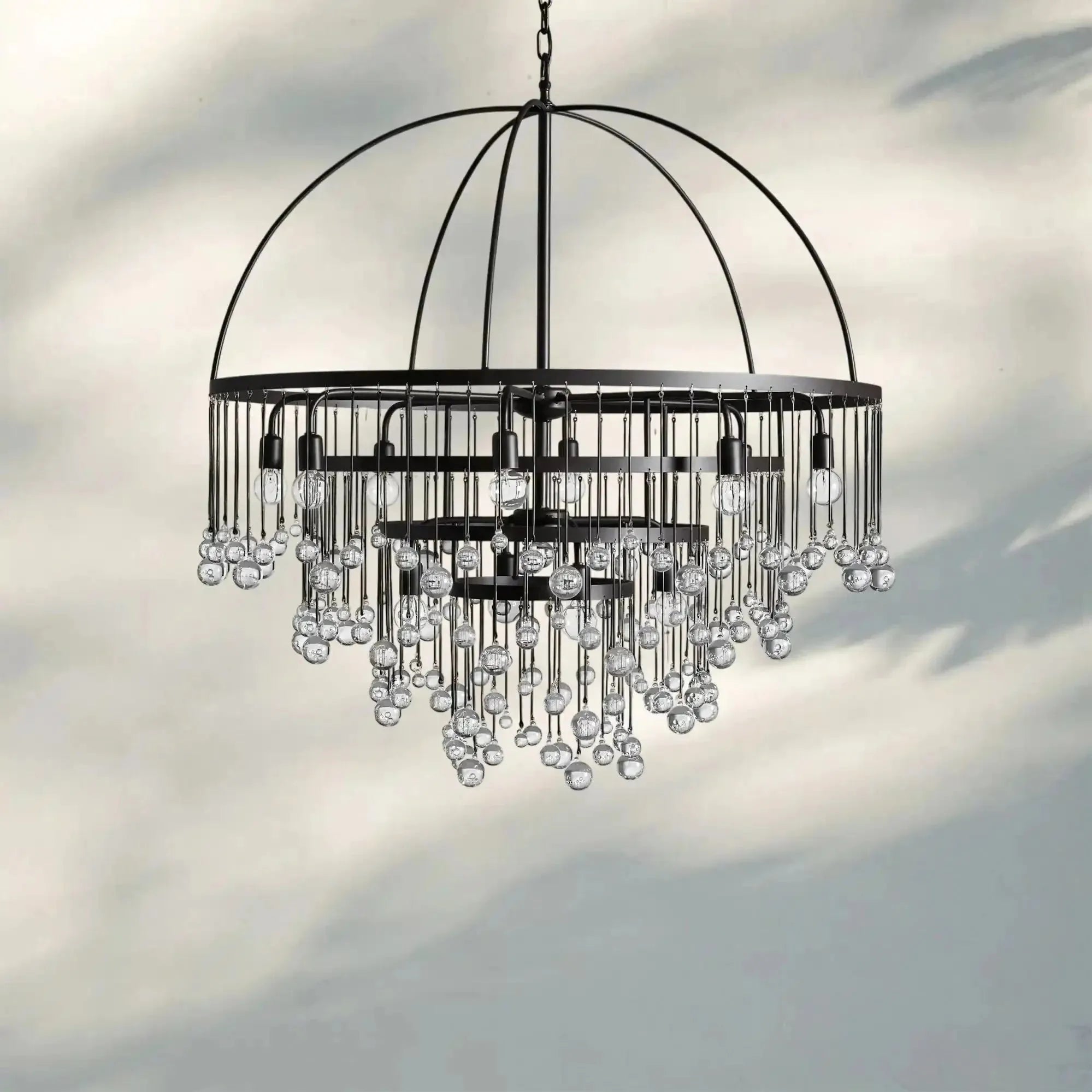 Aubrey Round Chandelier - Blushlighting