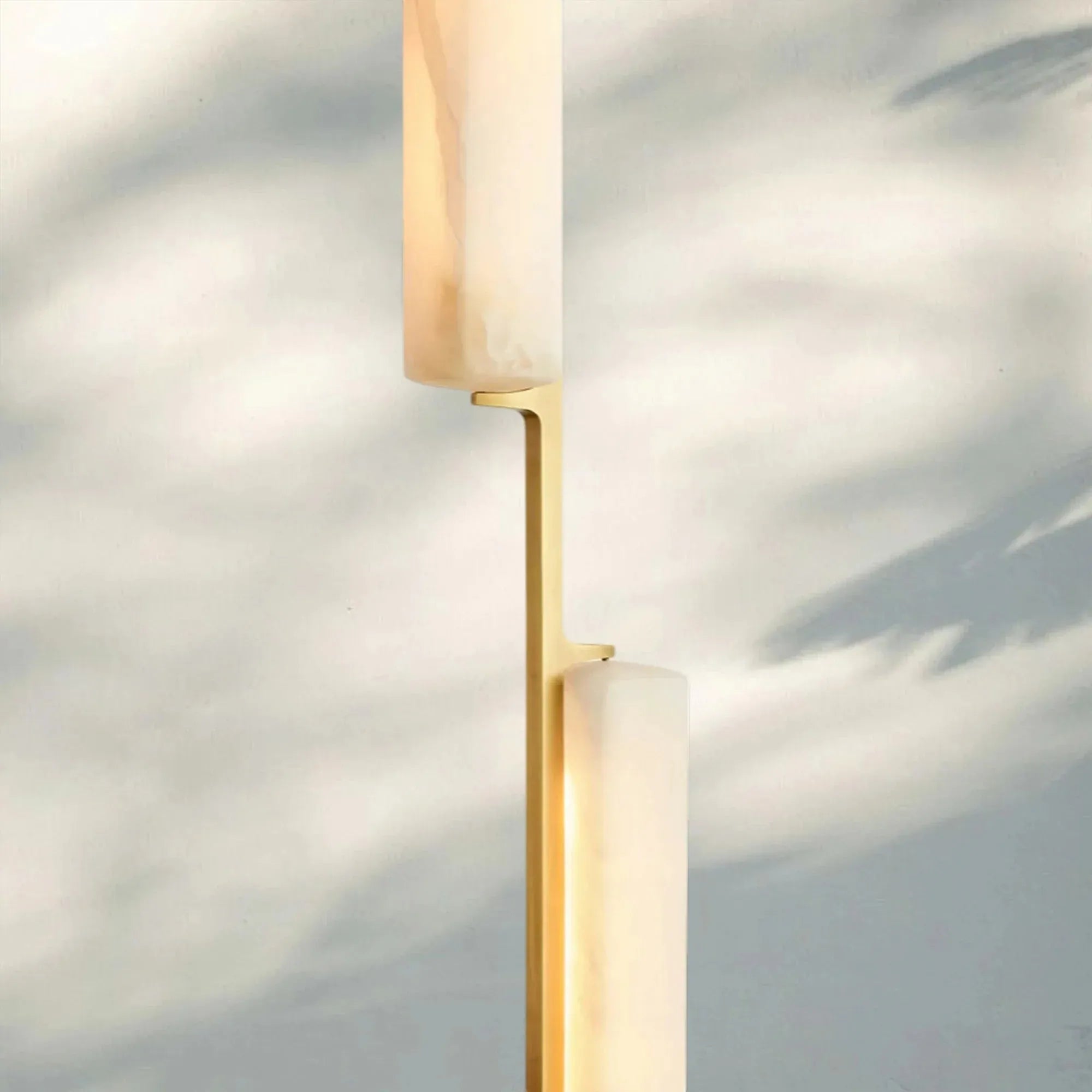 Auduban Alabaster Linear Chandelier 54''-
