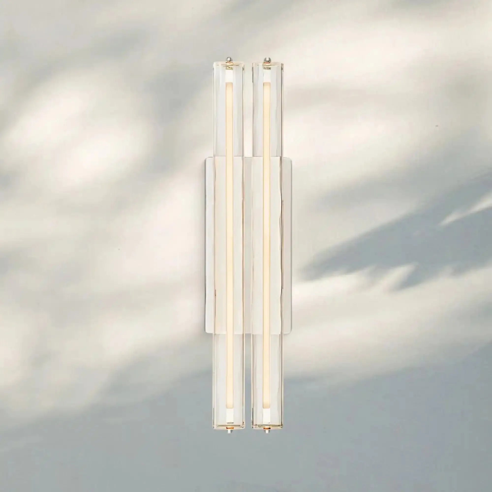 Auduban Crystal Double Wall Sconce-