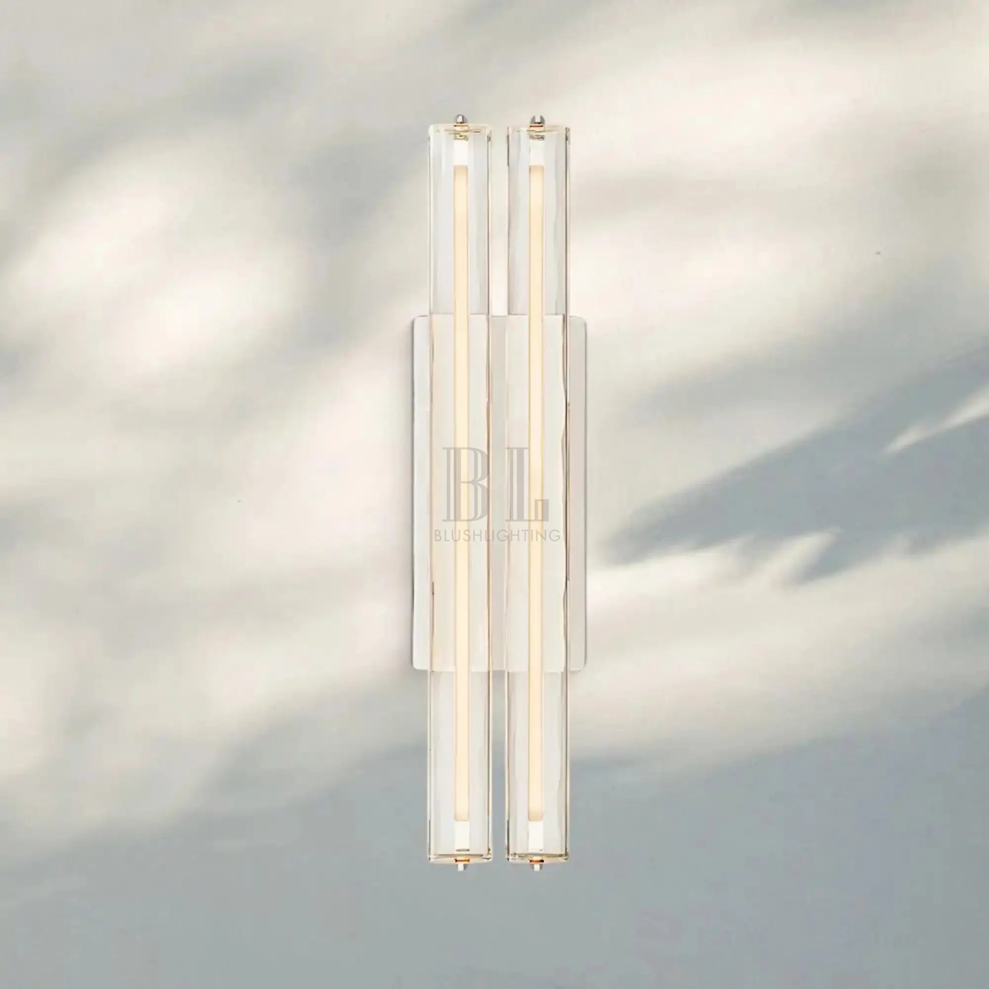 Auduban Crystal Double Wall Sconce-