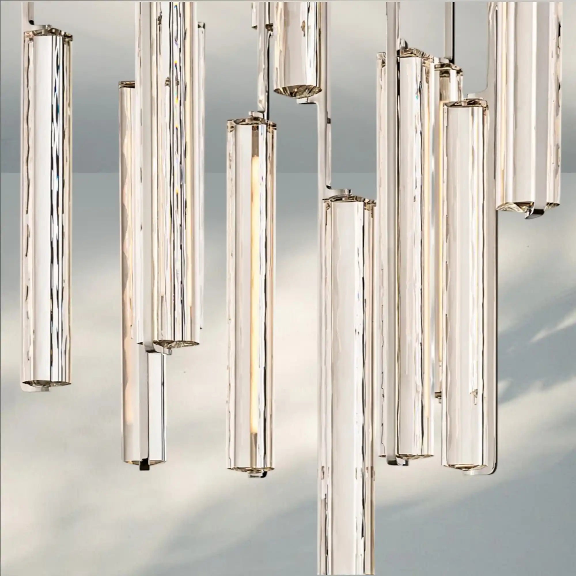 Auduban Crystal Round Chandelier 24‘’ 40‘’ 56‘’-