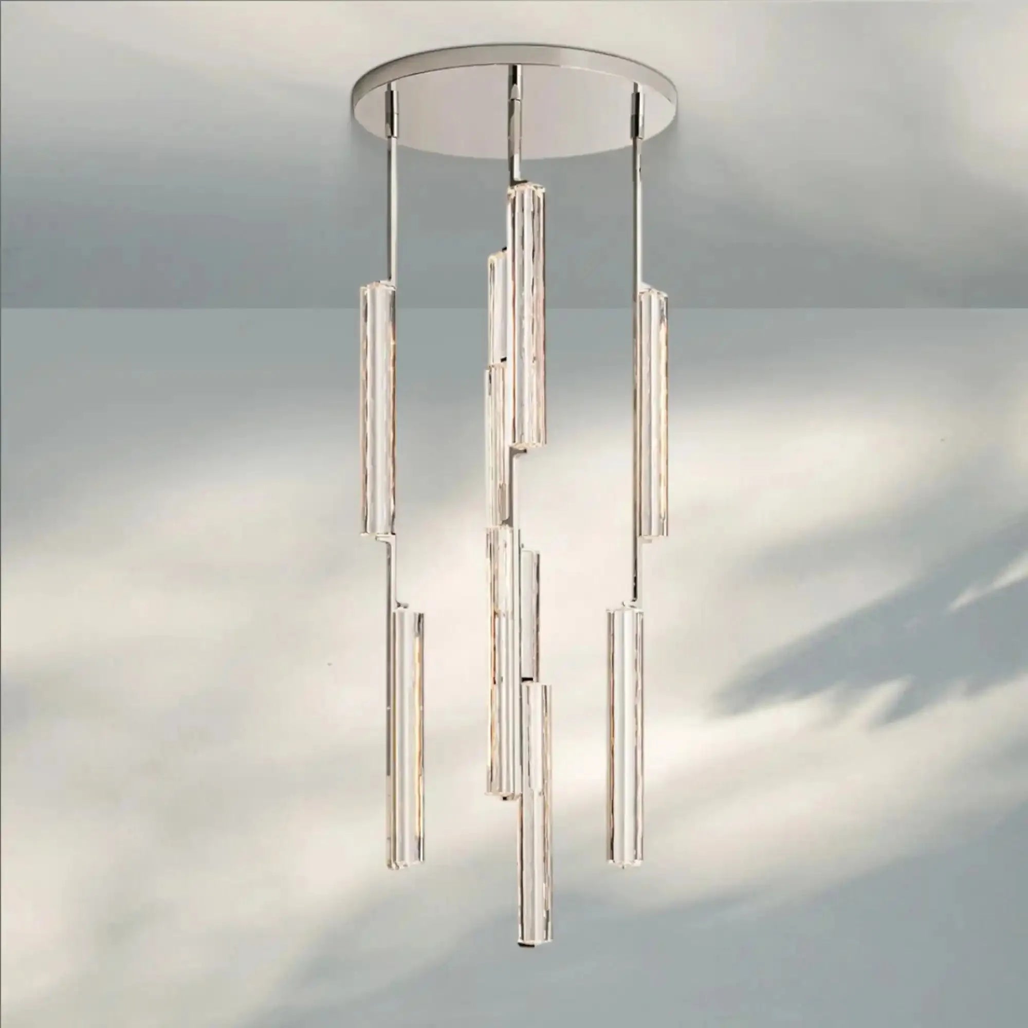 Auduban Crystal Round Chandelier 24‘’ 40‘’ 56‘’-