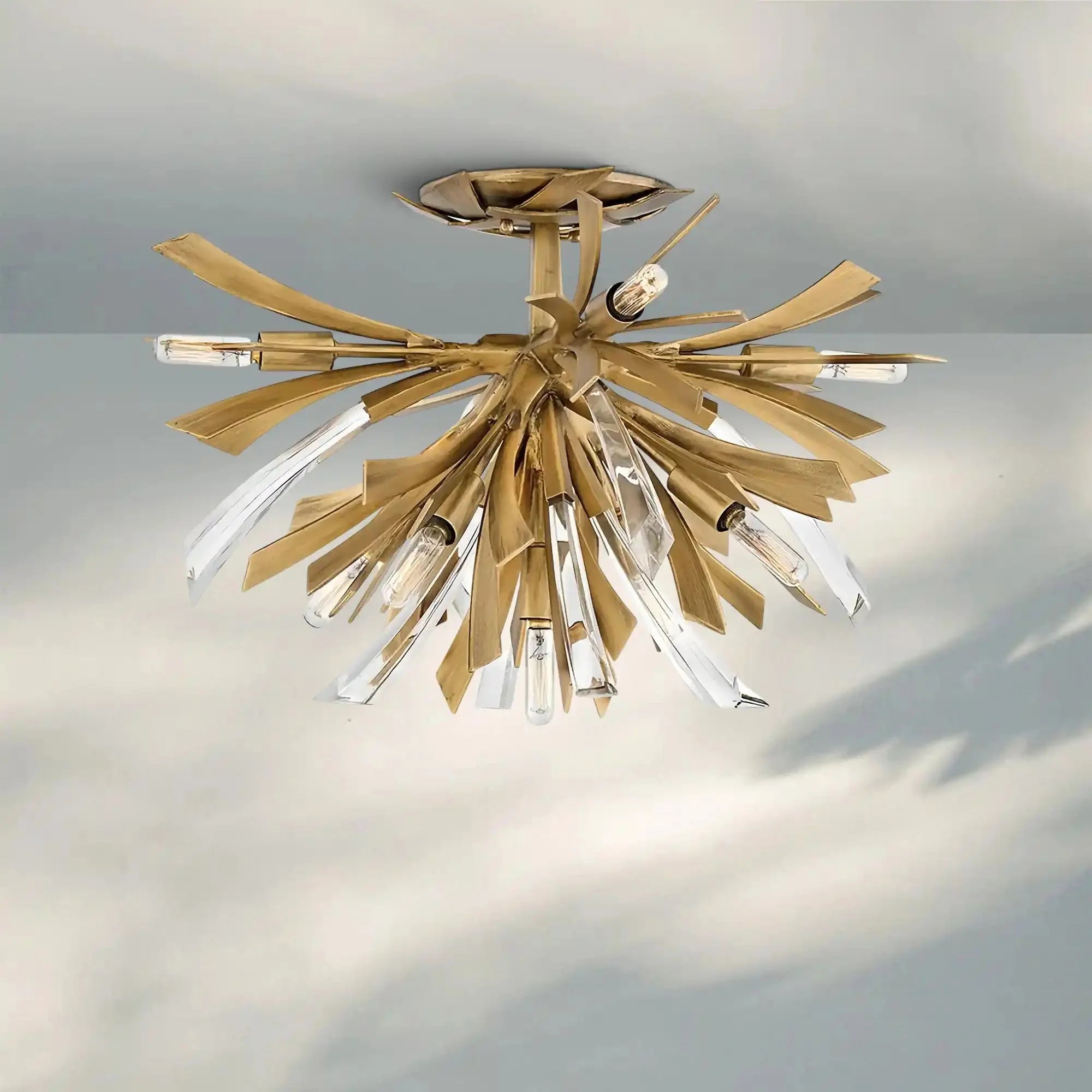 Aurora Large Semi - Flush Mount - Blushlighting