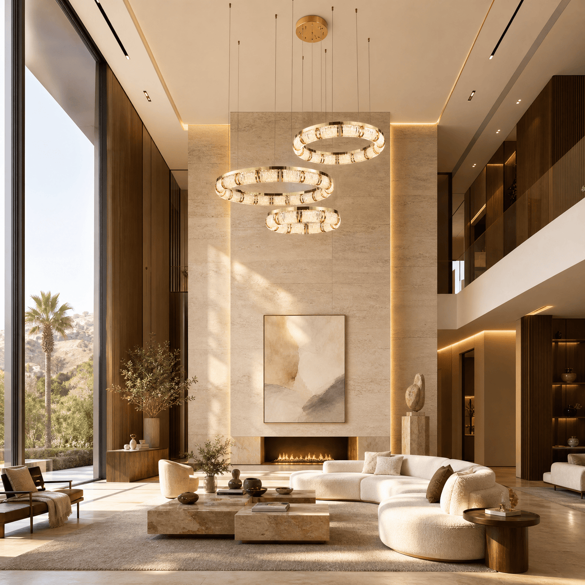 Aurora Smart Cascade Chandelier - Blushlighting