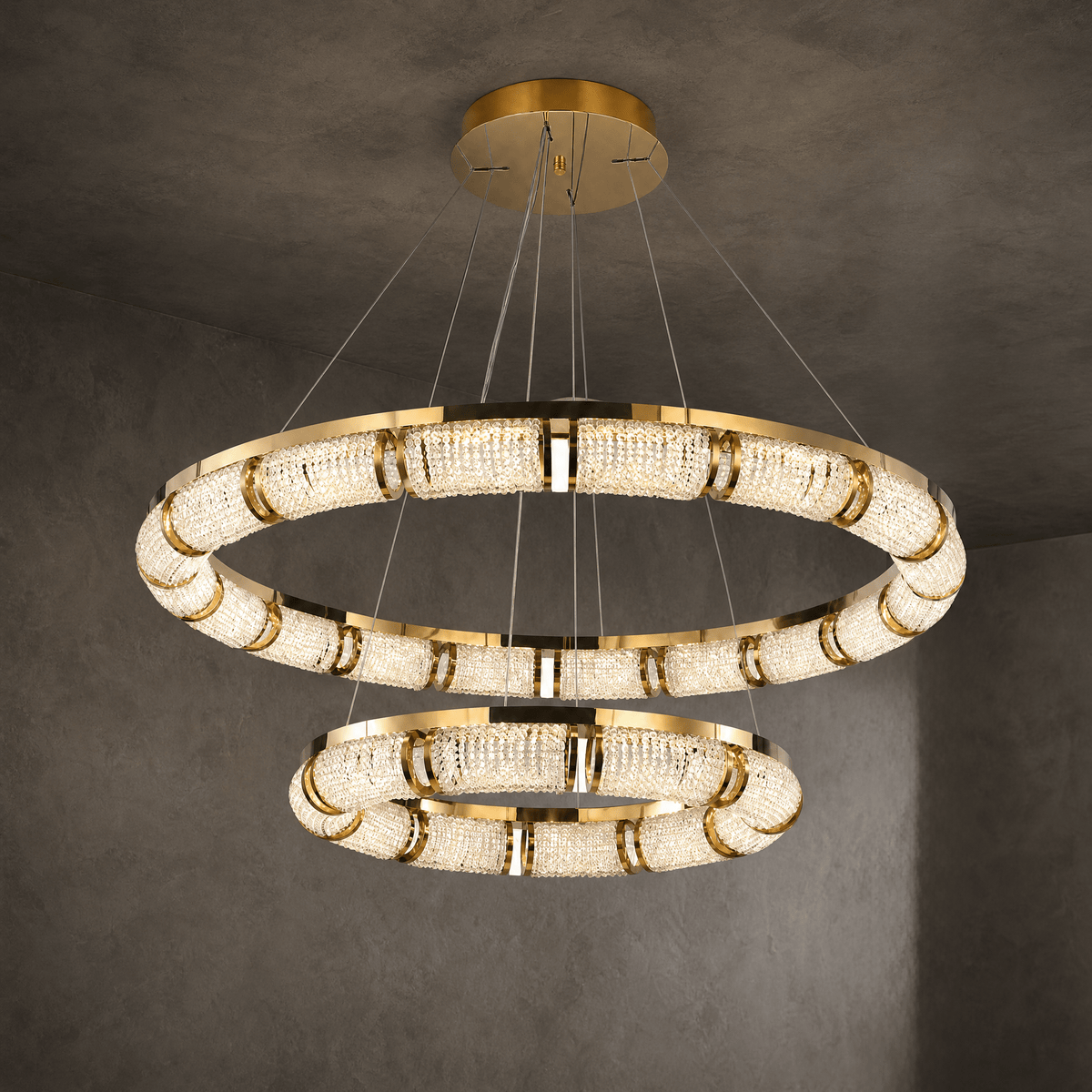 Aurora Smart Trio Chandelier - Blushlighting