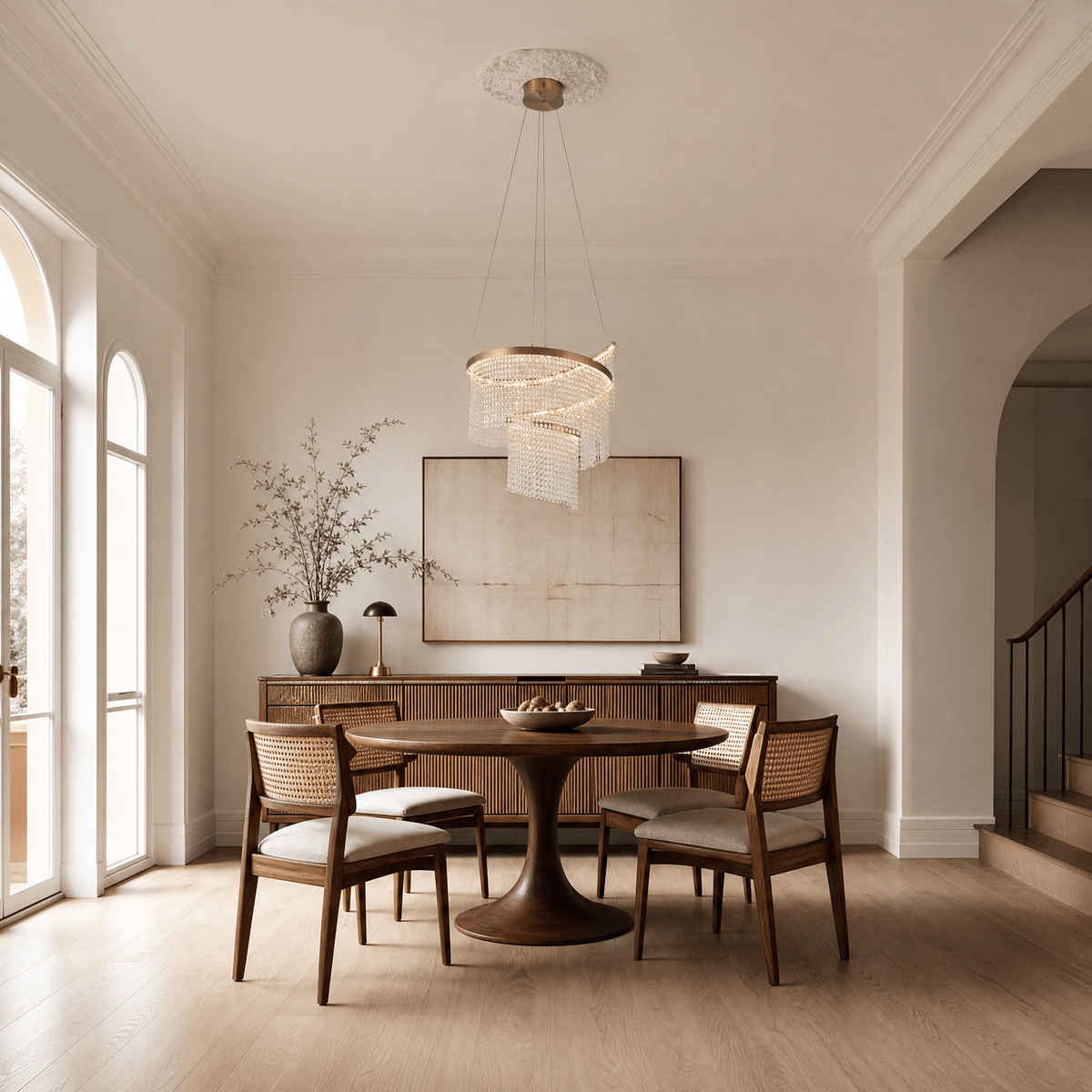 Bacca Crystal Chandelier - Blushlighting