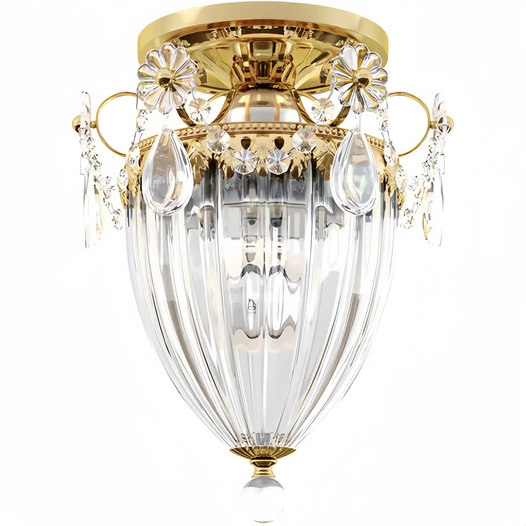 Bagatelle 1-Light Close-to-Ceiling-Gold-Blushlighting